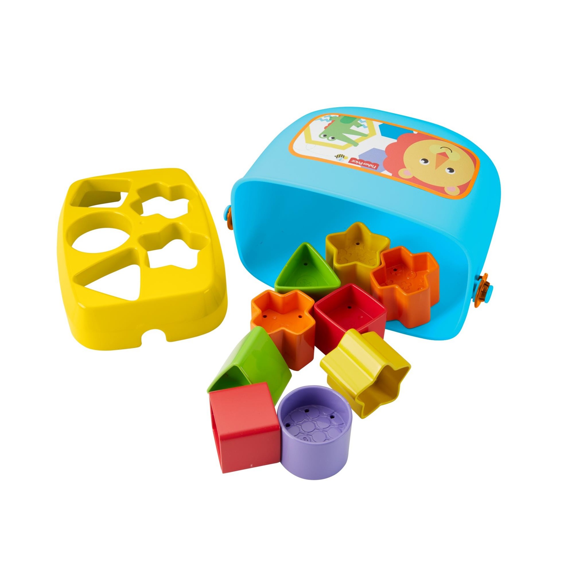 Fisher-price, secchiello con formine, 10 blocchi colorati, per bambini dai 6 mesi in su - FISHER PRICE