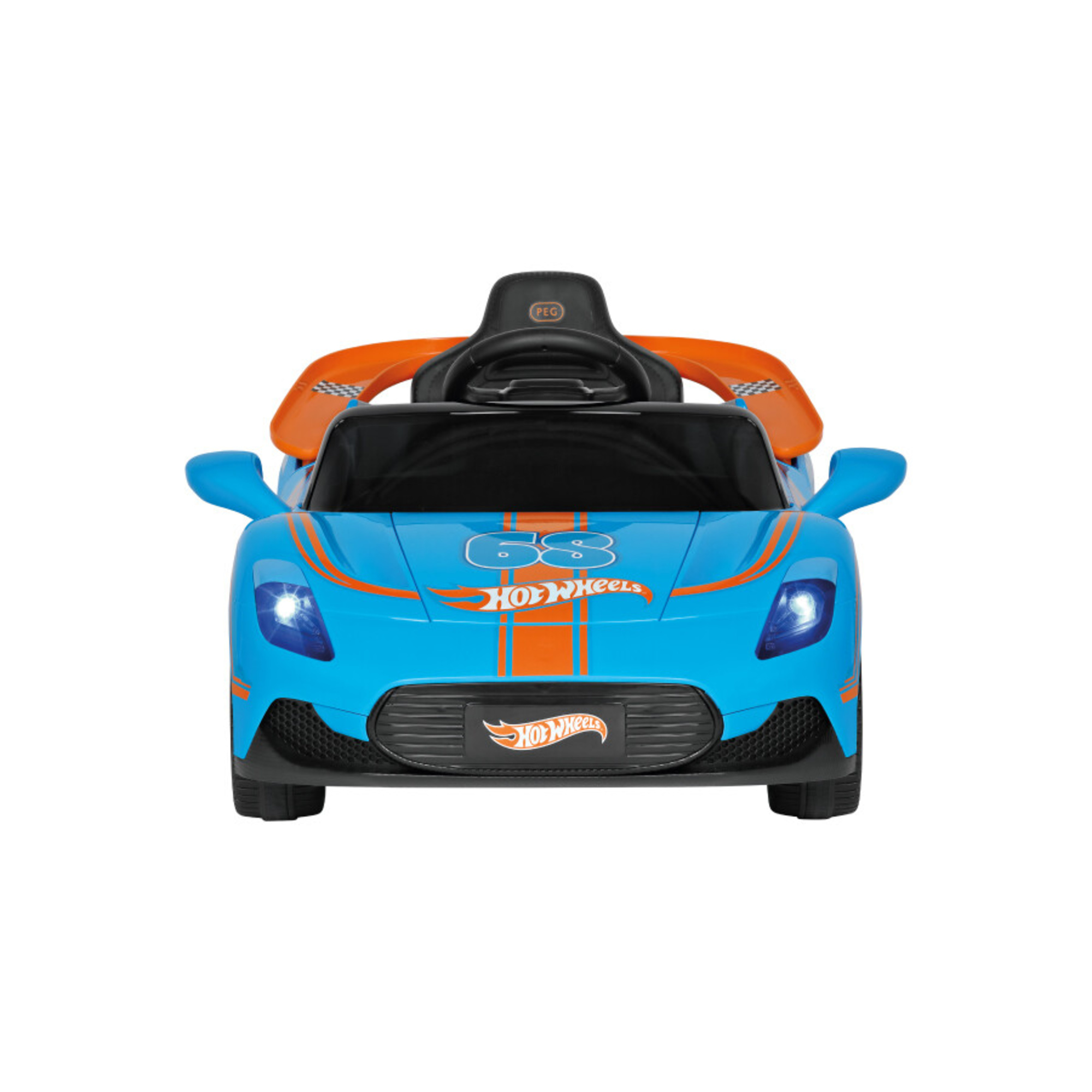 Macchina hot wheels radiocomandata auto elettrica 12v con radiocomando e luci led - Hot Wheels, Peg Perego