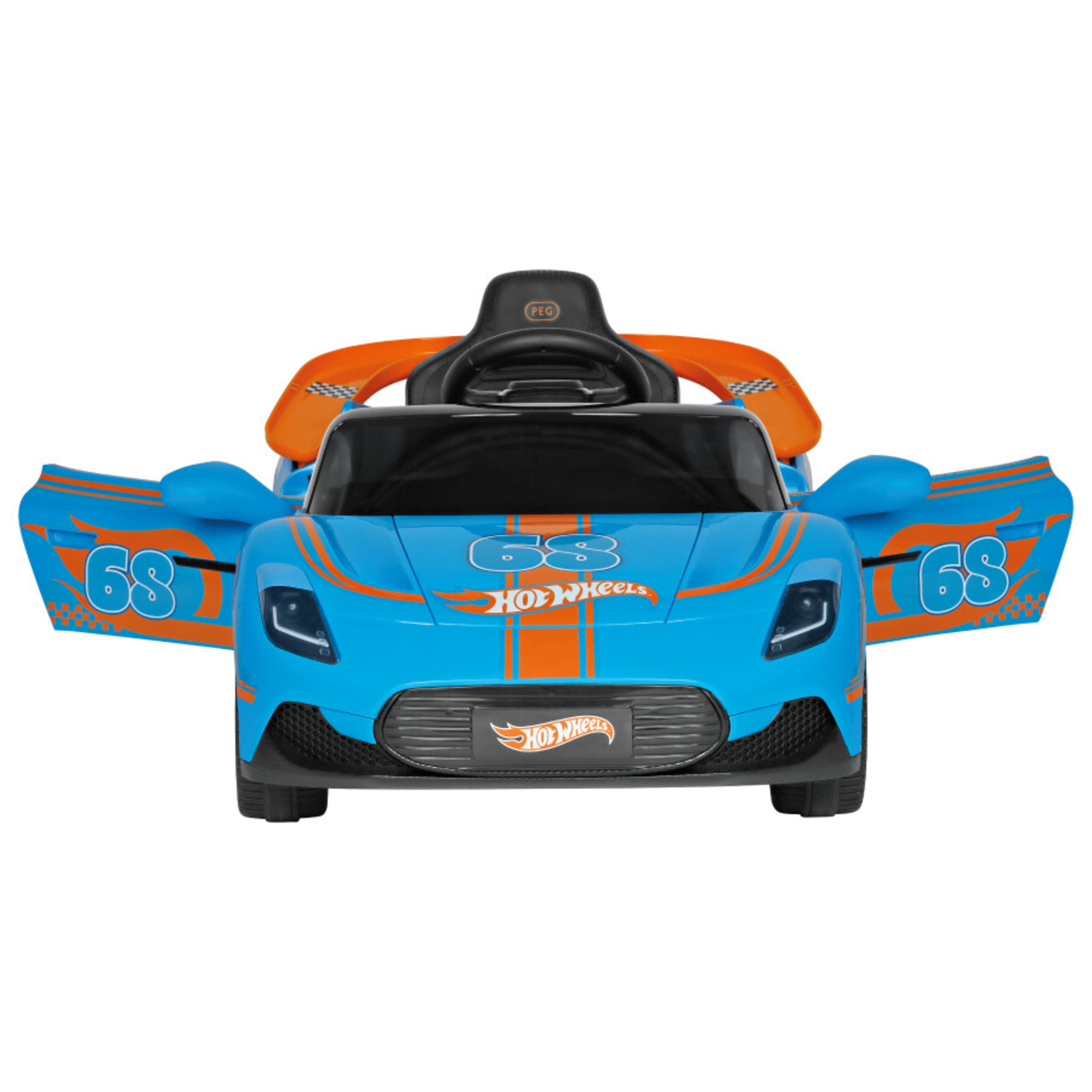 Macchina hot wheels radiocomandata auto elettrica 12v con radiocomando e luci led - Hot Wheels, Peg Perego