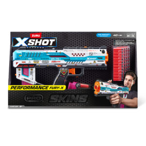 Xshot skins pro s1 fury-x blaster - pistola dart 40 dardi - X-SHOT