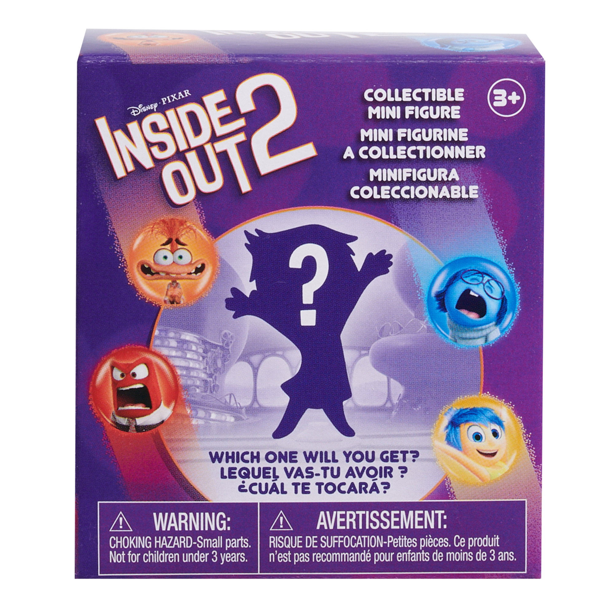 Mini personaggi da collezione assortiti - disney e pixar inside out 2 - personaggio singolo - INSIDE OUT