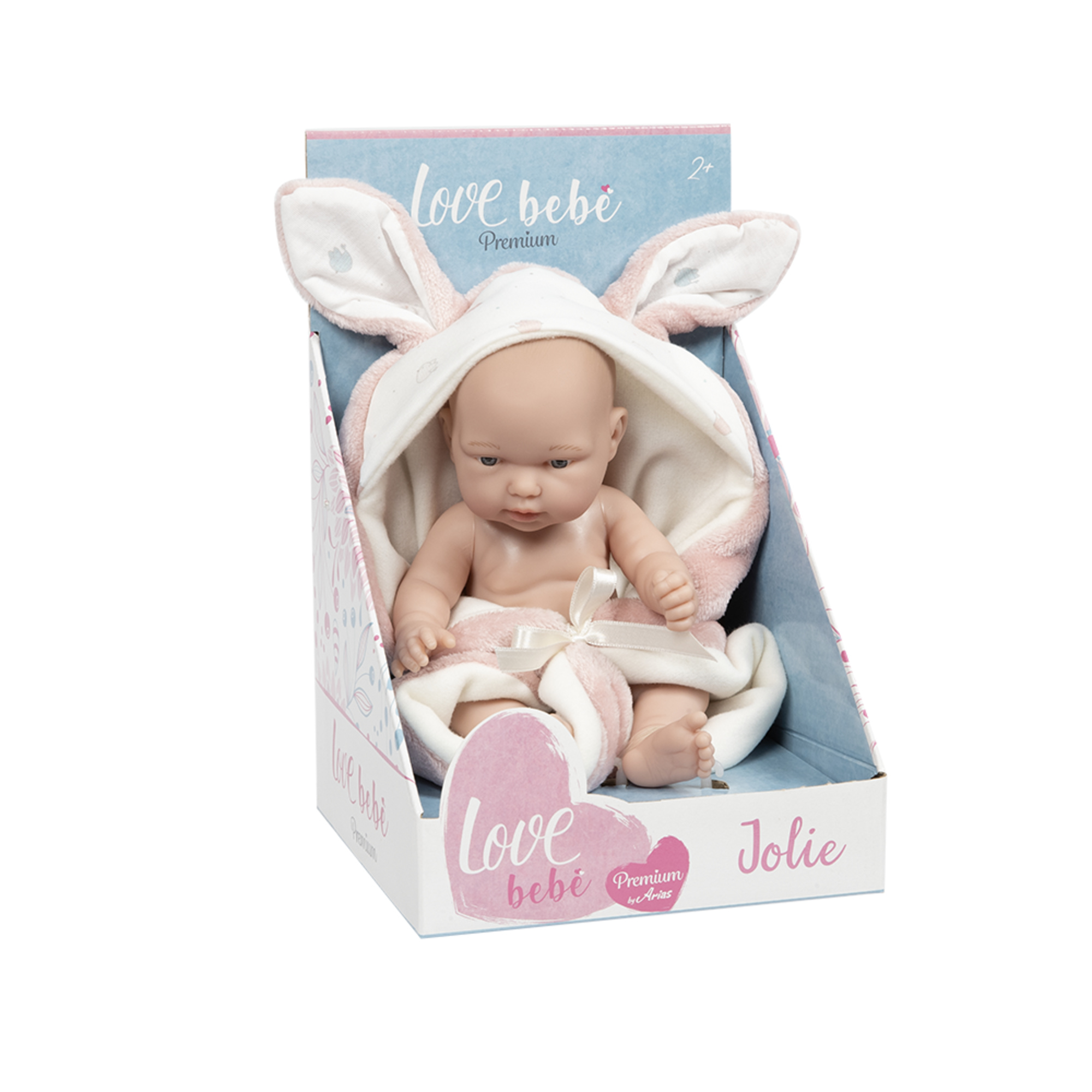 Bambola jolie - rosa - 26cm - LOVE BEBÈ