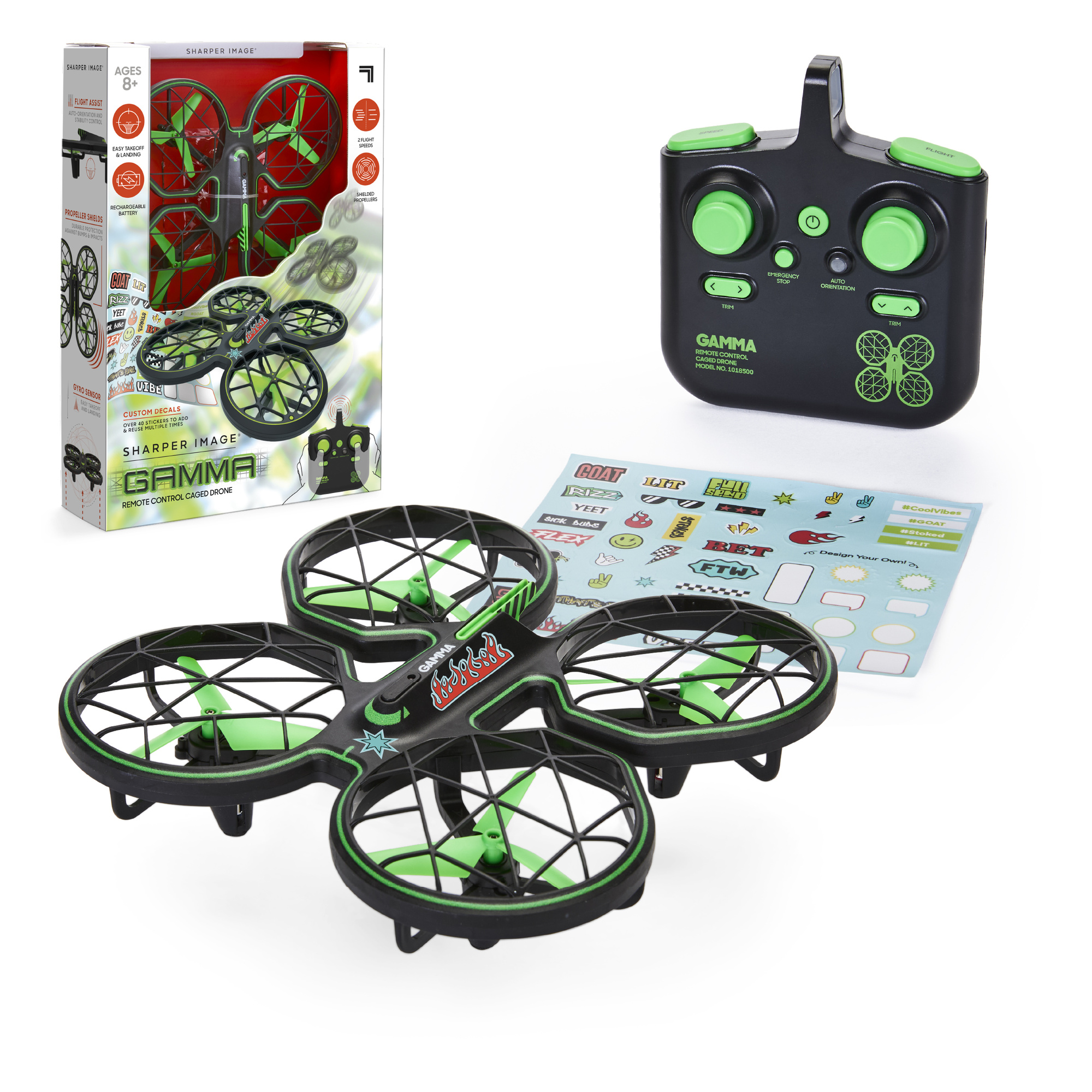 Drone sharper image® gamma rc – sicuro e personalizzabile - Sharper Image