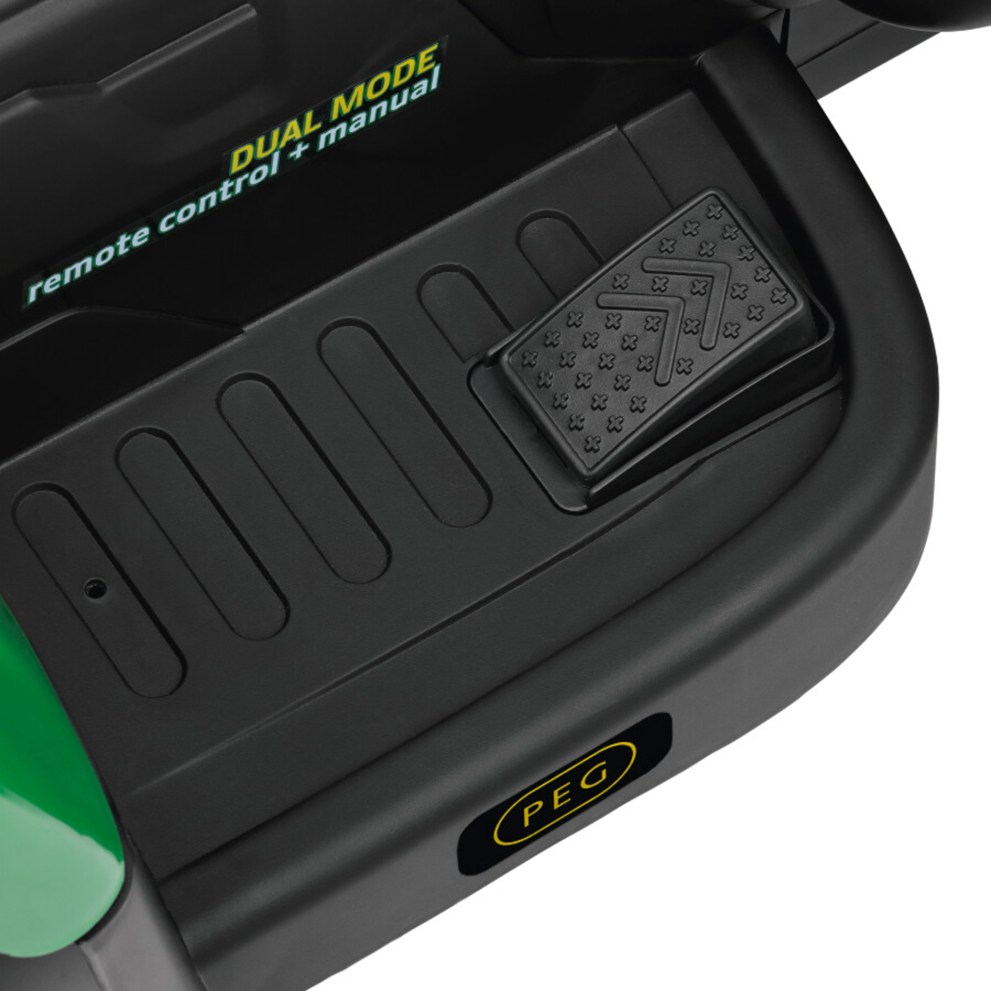 John deere farm power trattore elettrico 12v con rimorchio e radiocomando - Peg Perego