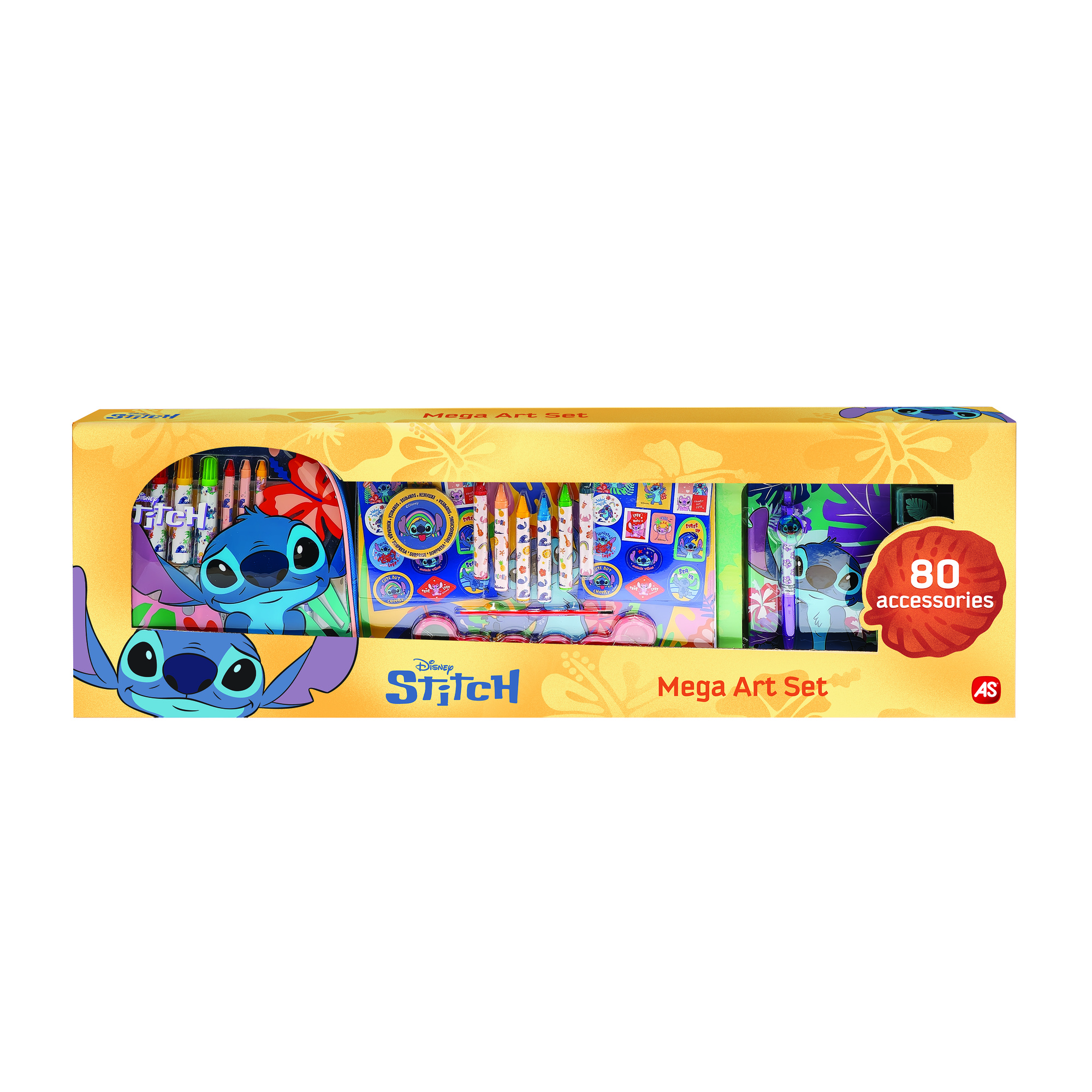 Set creativo mega art set 80 pezzi stitch disney - Disney Stitch