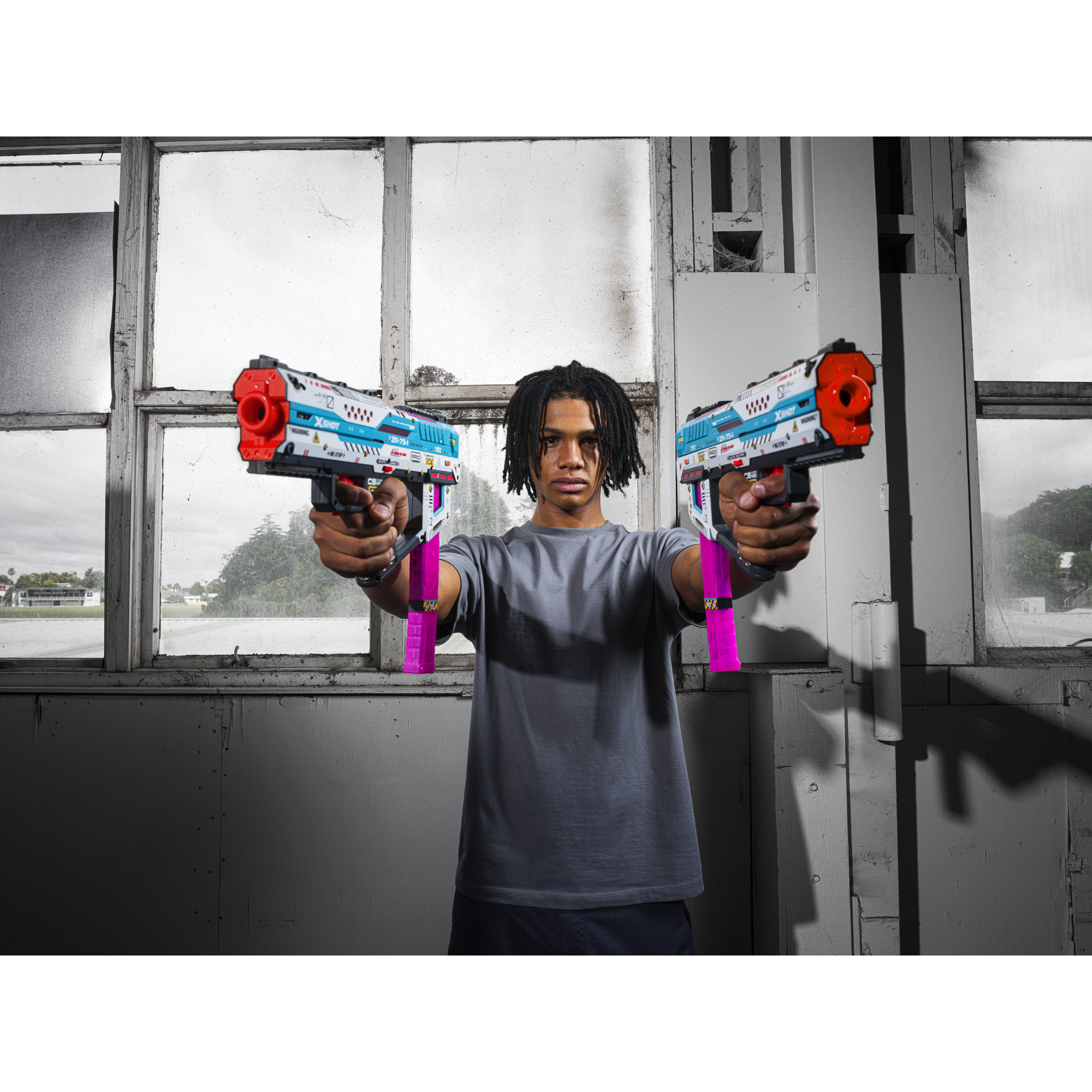 Xshot skins pro s1 fury-x blaster - pistola dart 40 dardi - X-SHOT