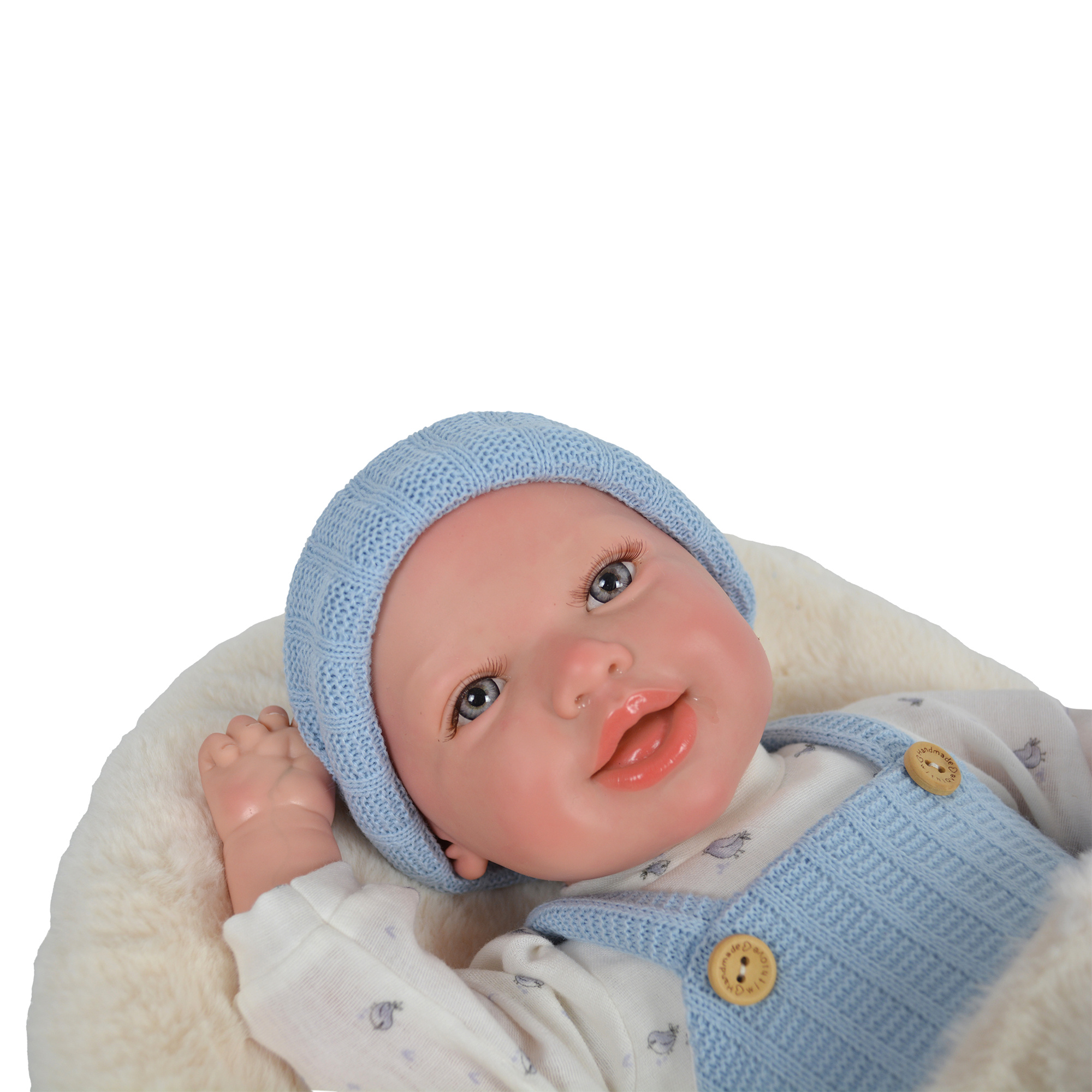 Bambola reborn azzurro 45 cm - love bebé - LOVE BEBÈ