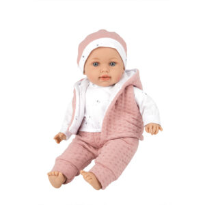 Bambola realistica charlie - rosa - 42 cm - LOVE BEBÈ