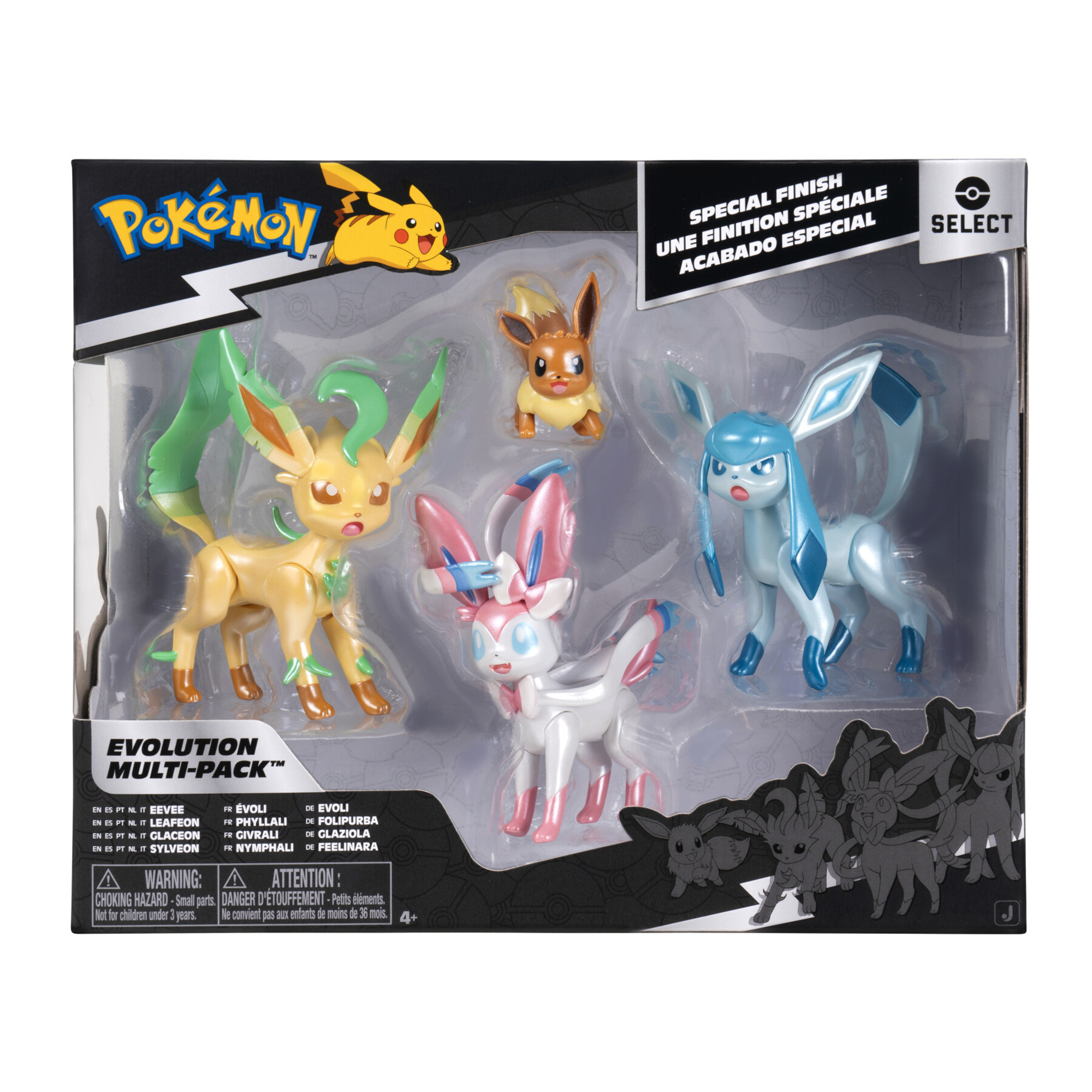 Pokémon select evolution multipack eevee 4 personaggi - POKEMON