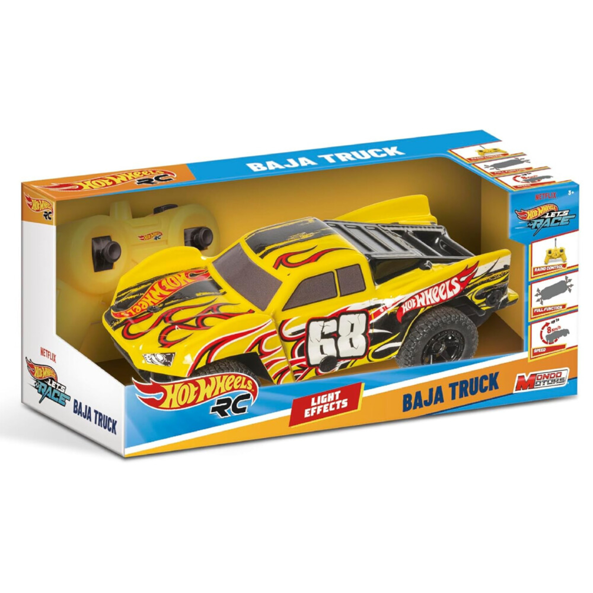 Hot wheels let's race baja truck con radiocomando - Hot Wheels