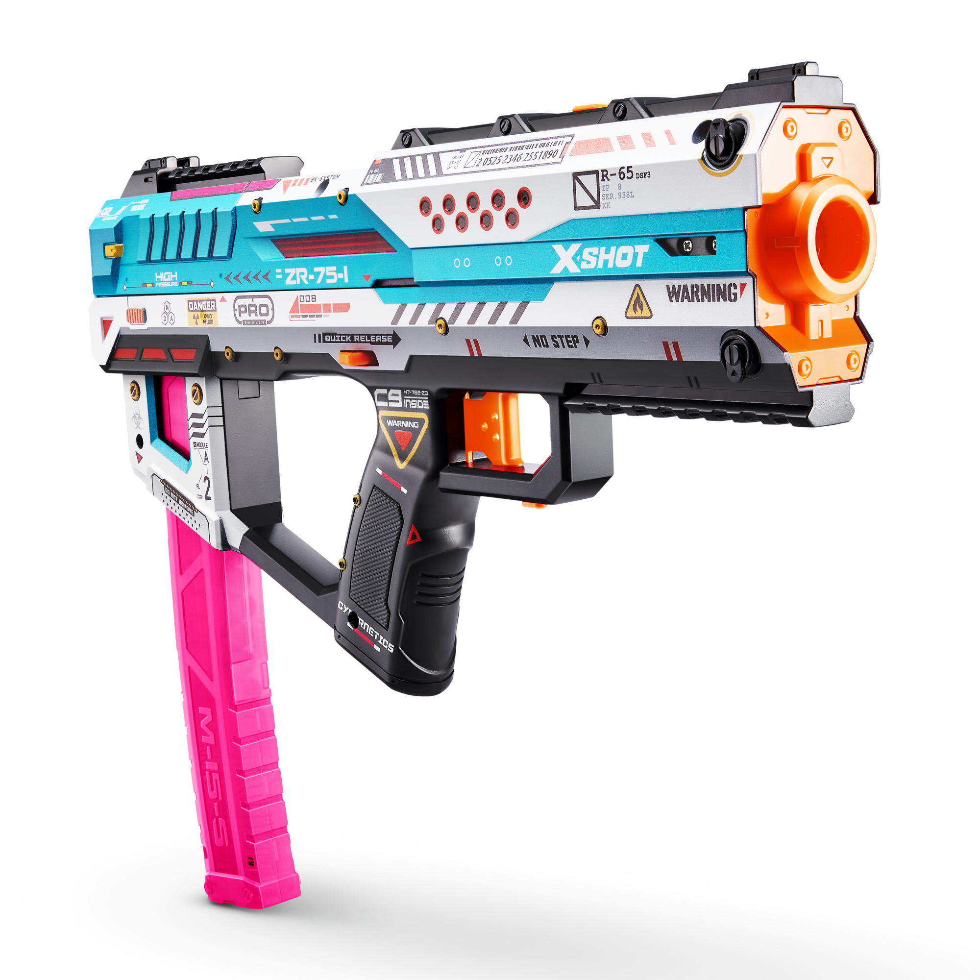 Xshot skins pro s1 fury-x blaster - pistola dart 40 dardi - X-SHOT