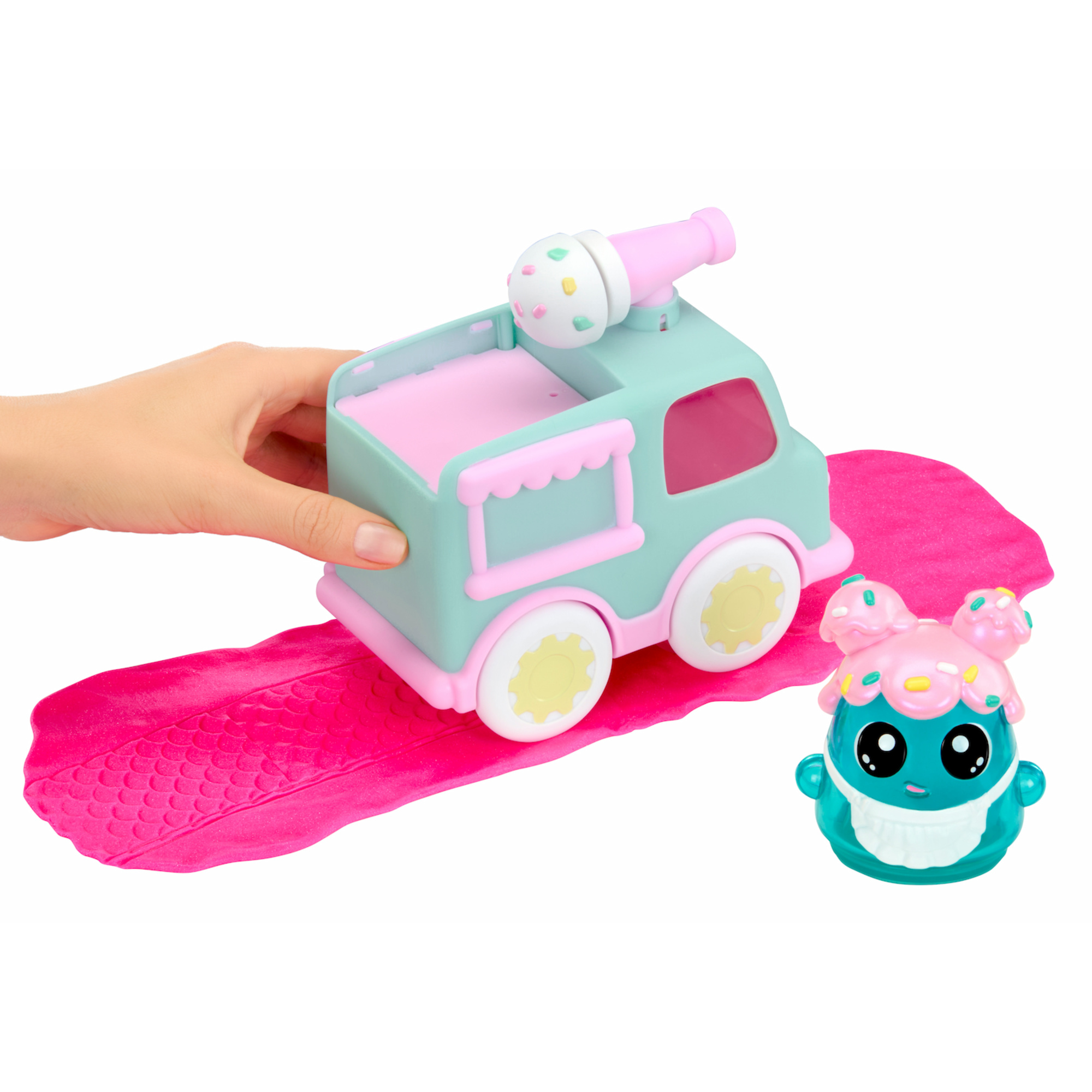 Dohkins ice cream truck & baker - l'impasto non si asciuga mai, senza glutine, per collezionisti e bambini - età 3 anni+ - DOHKINS