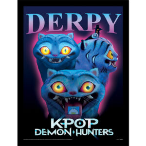 Quadro kpop demon hunters derpy – stampa fan art - K-POP DEMON HUNTERS