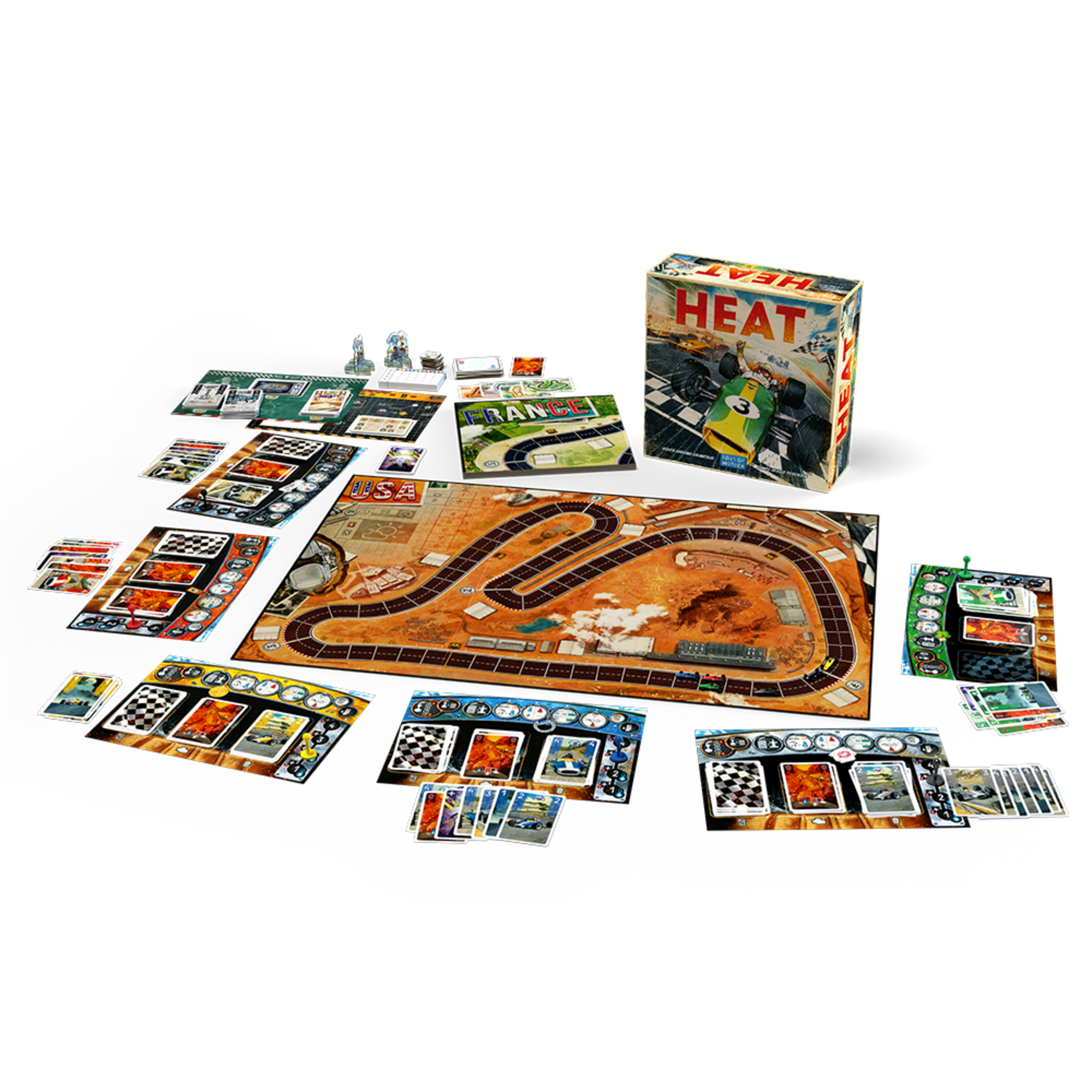 Heat gioco da tavolo per tutta la famiglia – asmodee - ASMODEE