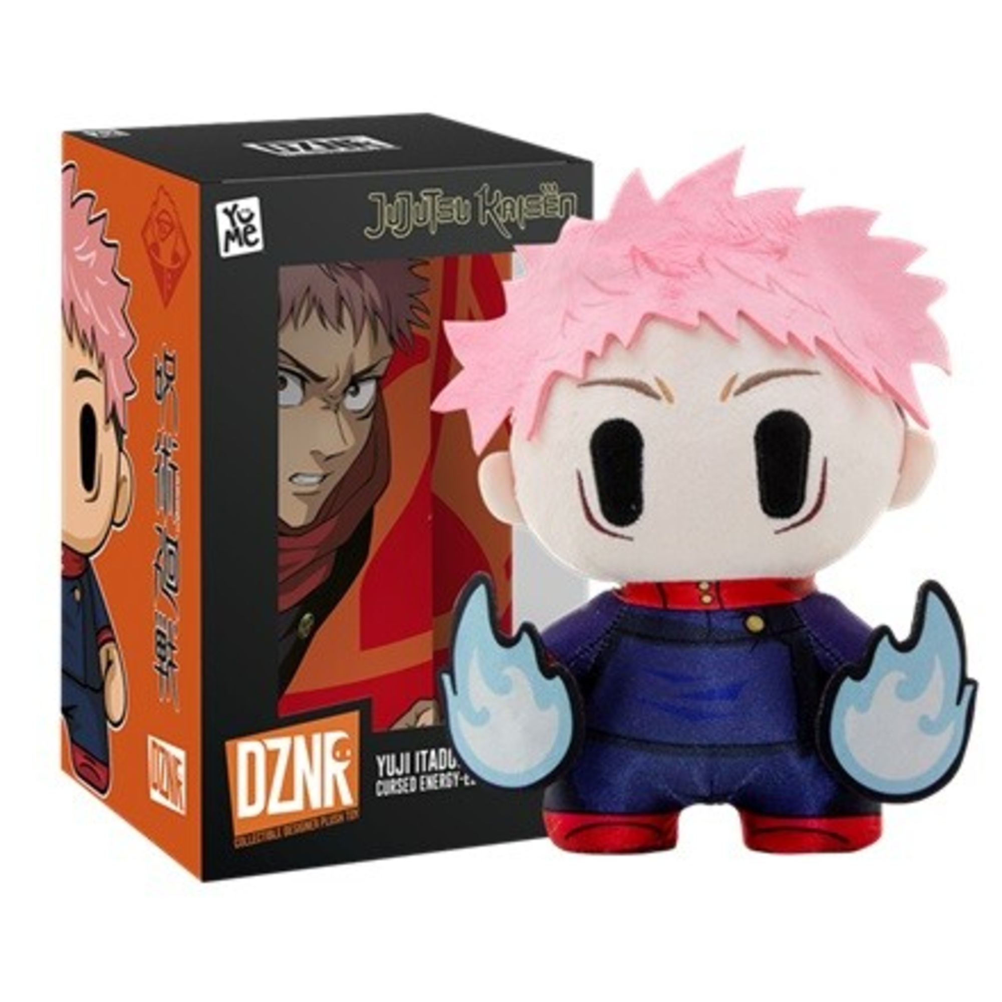 Jujutsu kaisen yume dznr plush – cursed energy edition yuji itadori - 