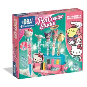 Idea clementoni - hello kitty and friends pen creator studio, laboratorio delle penne - CLEMENTONI, Hello Kitty