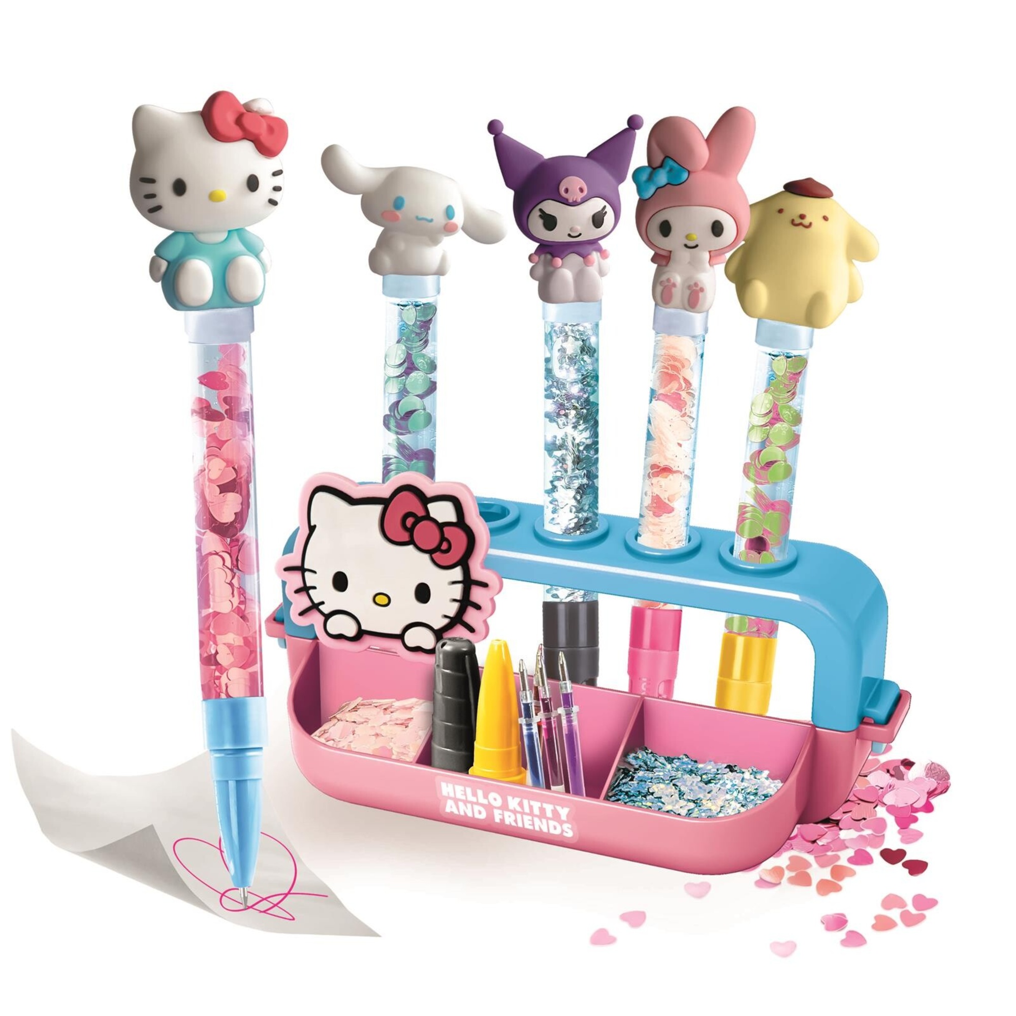 Idea clementoni - hello kitty and friends pen creator studio, laboratorio delle penne - CLEMENTONI, Hello Kitty