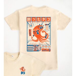 T-shirt drunken octopus - Pampling