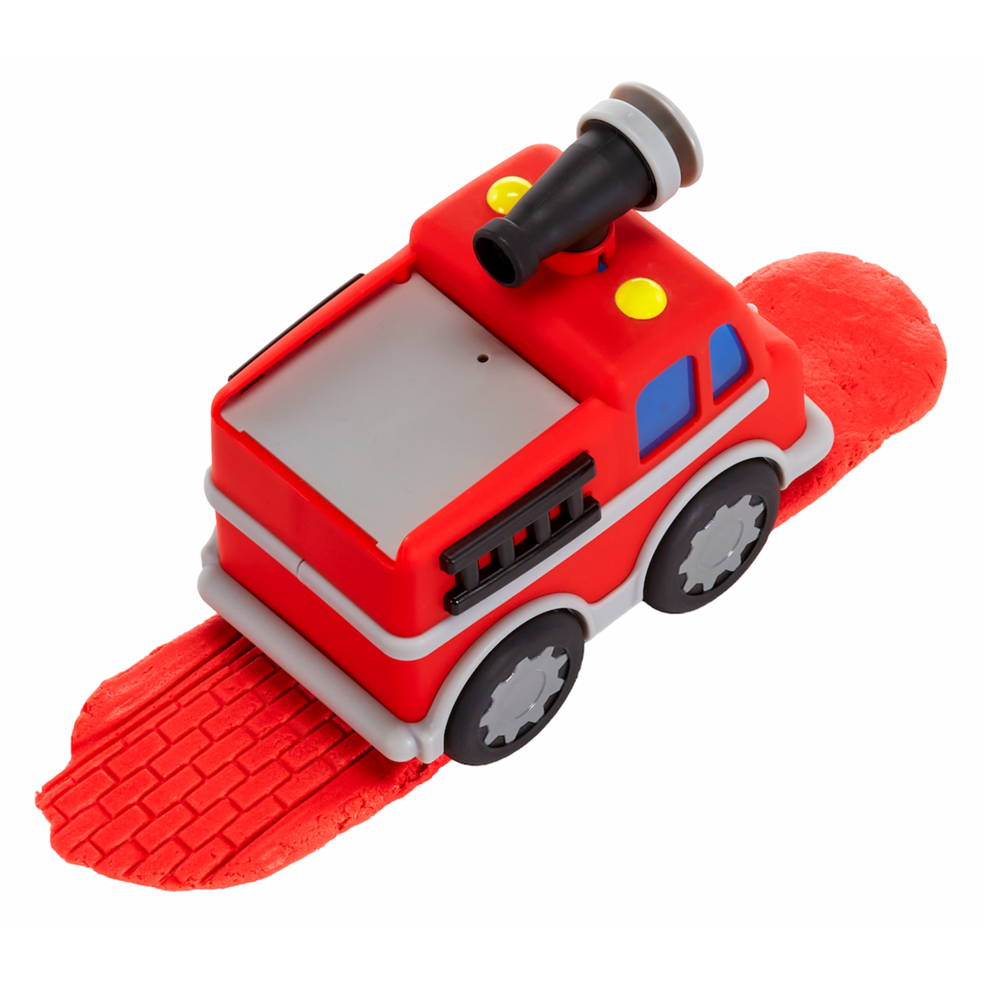 Dohkins fire truck & firefighter - l'impasto non si asciuga mai, senza glutine, per collezionisti e bambini - età 3 anni+ - DOHKINS