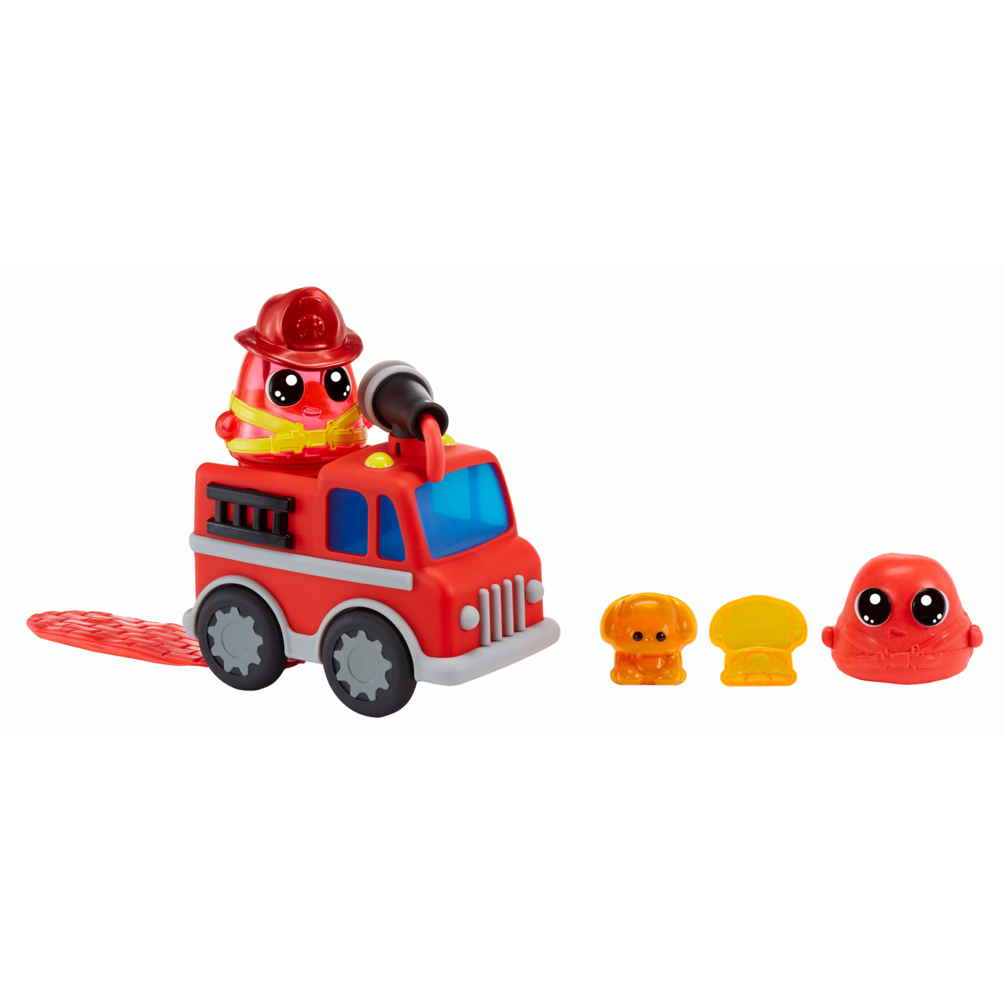 Dohkins fire truck & firefighter - l'impasto non si asciuga mai, senza glutine, per collezionisti e bambini - età 3 anni+ - DOHKINS