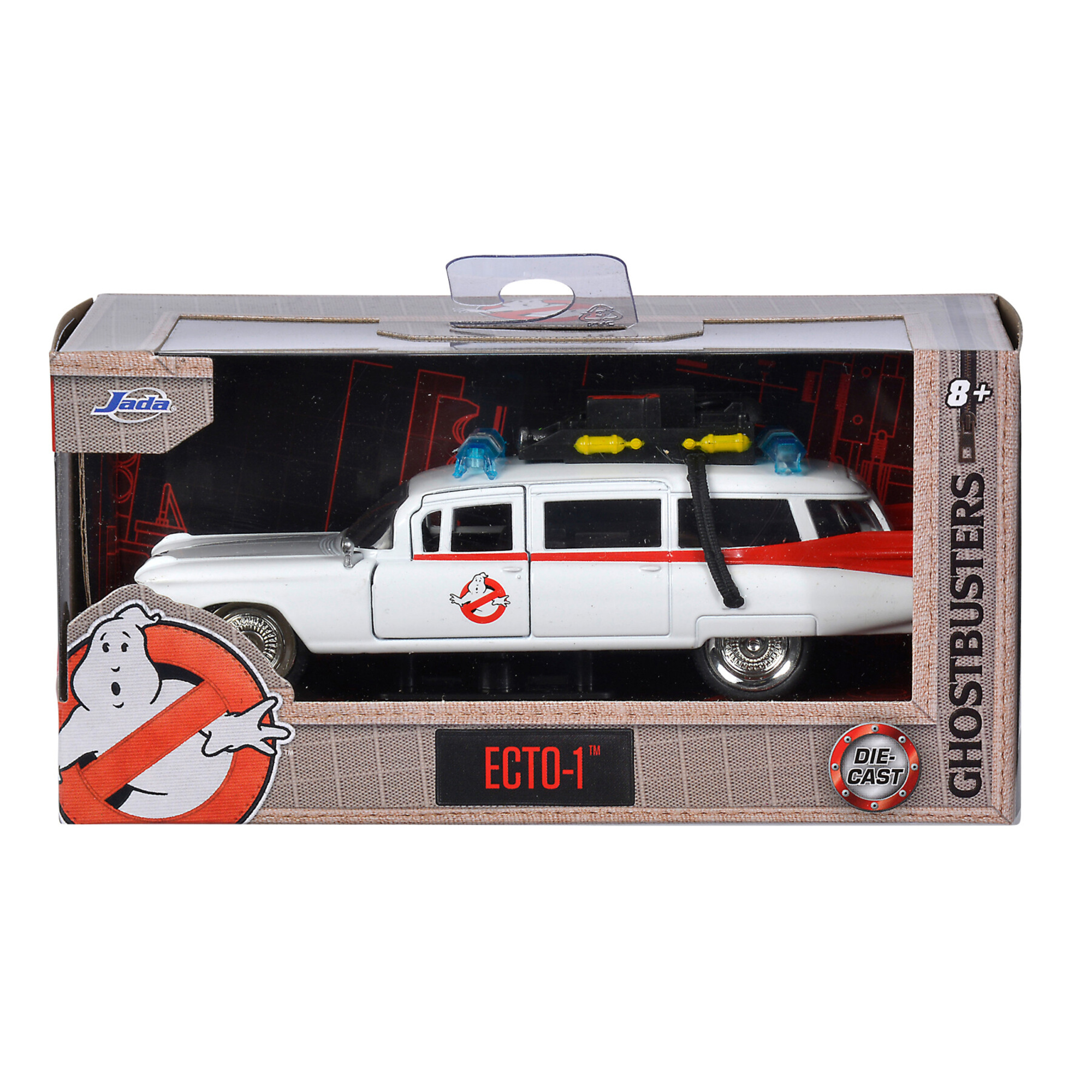 Jada ghostbuster ecto-1, 253232000, + 8 anni, scala 1:32, die-cast - INVINCIBLE HEROES