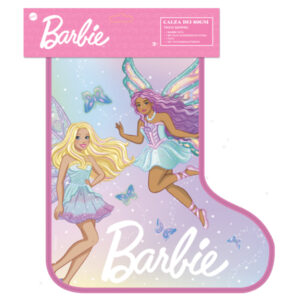 Barbie - calza dei sogni di barbie 2026, calza della befana con 1 barbie fatina e tanti accessori e gadgets sempre inclusi - Barbie
