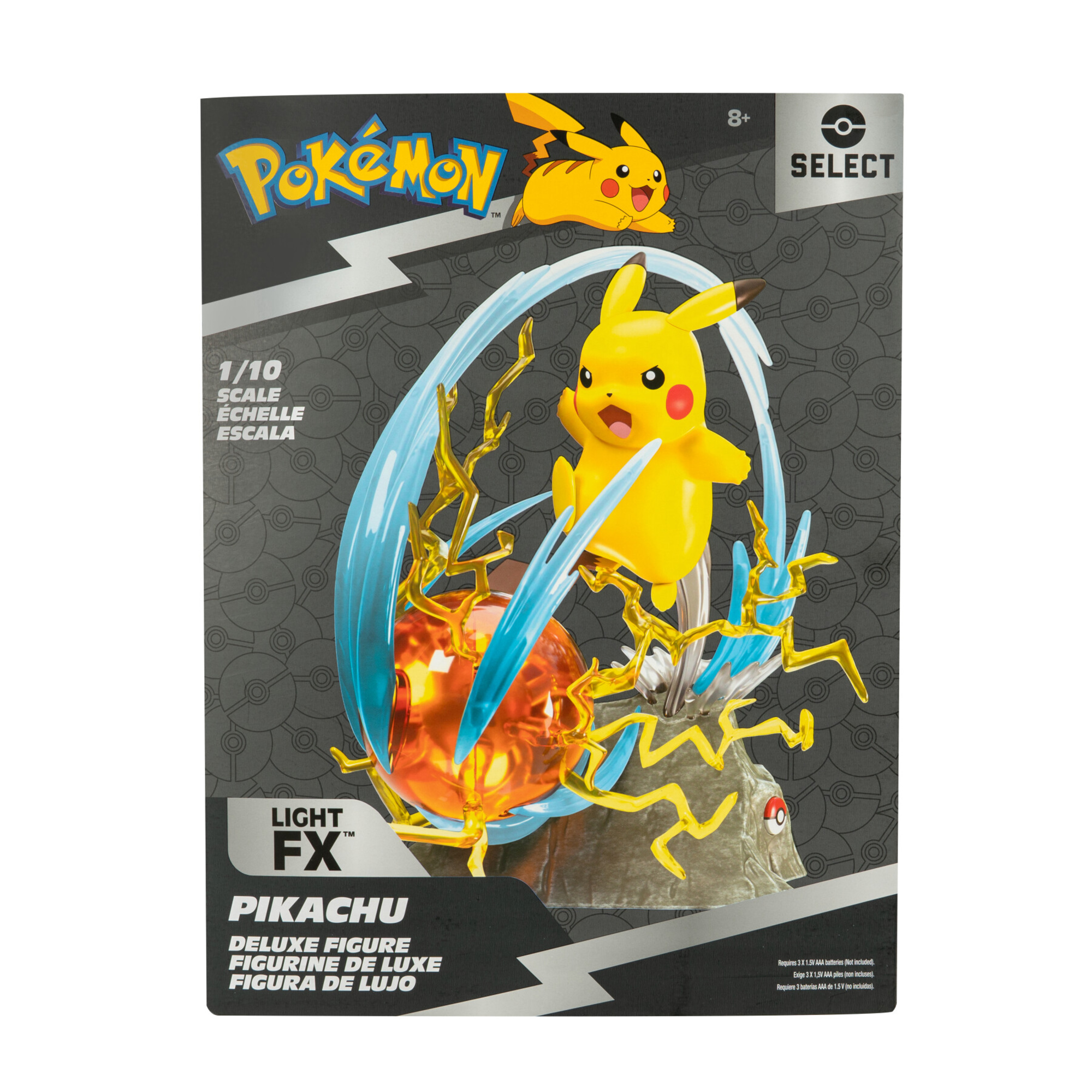 Pokémon select deluxe statua da collezione pikachu - POKEMON