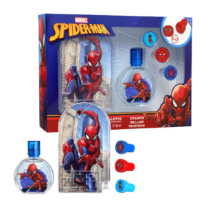 Spider-man gift set – edt 50 ml + flipper gioco + 3 timbri per bambini - Spiderman