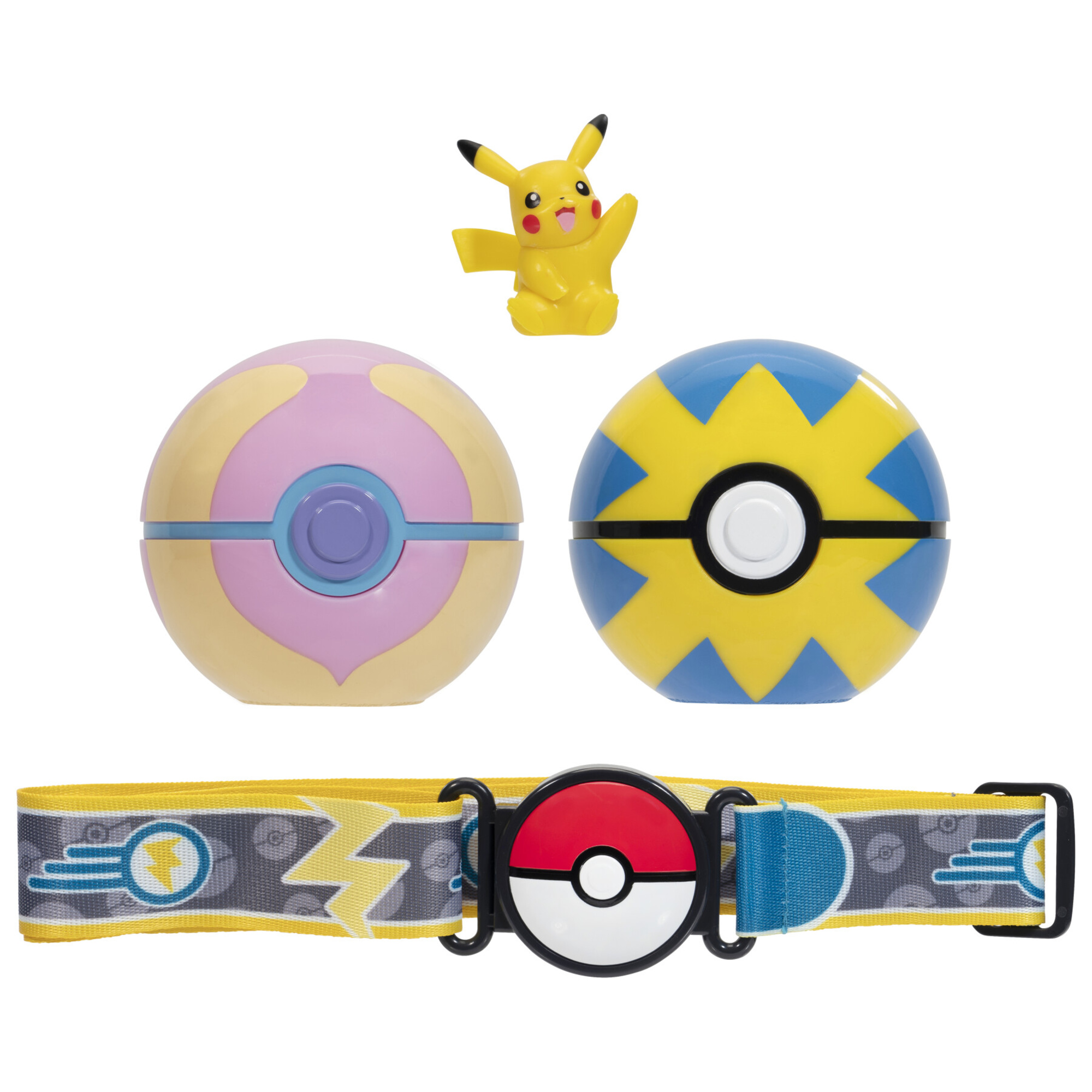 Pokémon clip 'n' go poké ball set cintura  pikachu - POKEMON