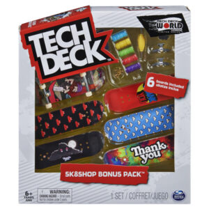 Tech deck confezione premium da 6 mini skate, assortiti e originali - TECH DECK