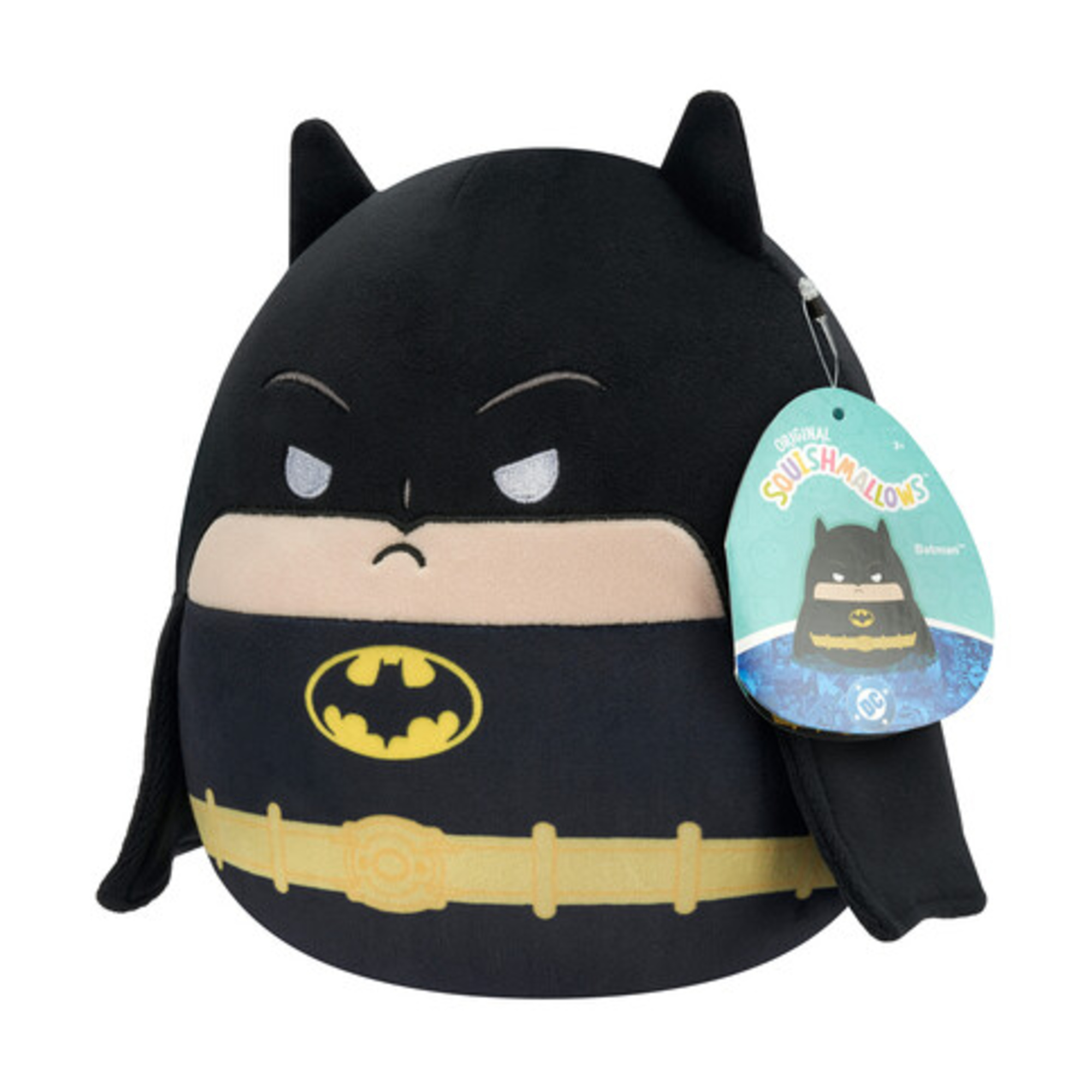 Batman squishmallows 25 cm – peluche morbido dc comics - BATMAN, DC COMICS