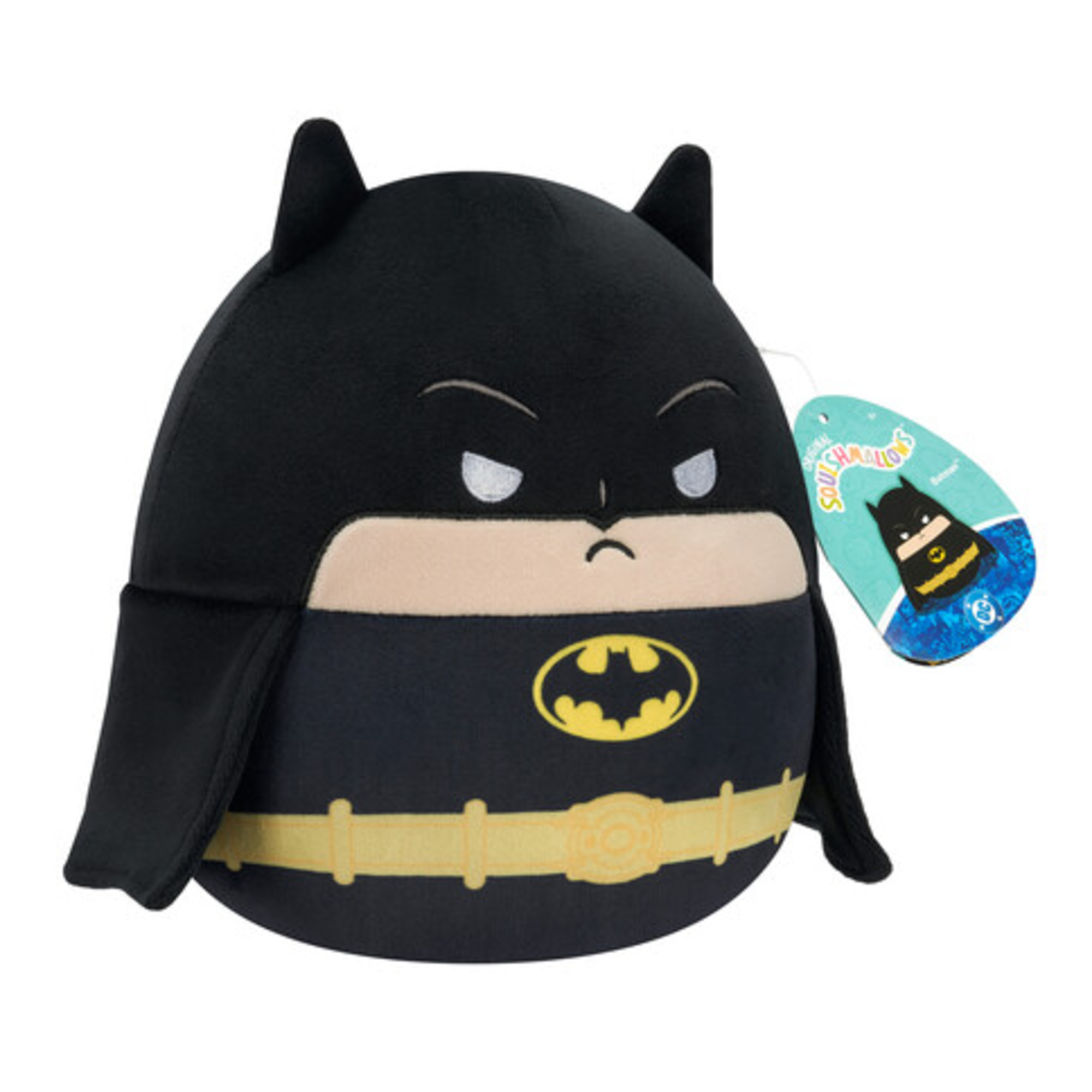 Batman squishmallows 25 cm – peluche morbido dc comics - BATMAN, DC COMICS