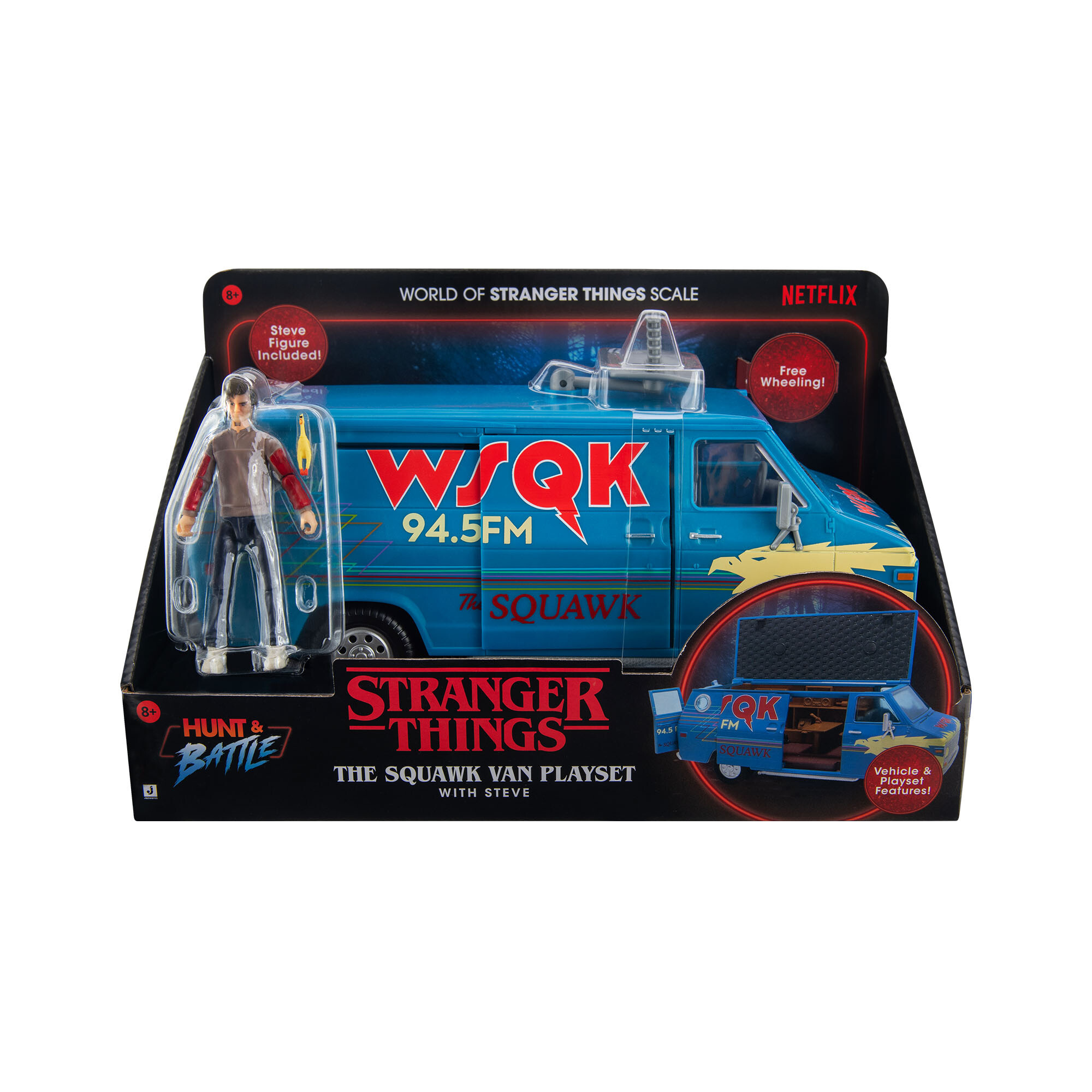 Stranger things – veicolo con personaggio e accessori - Stranger Things