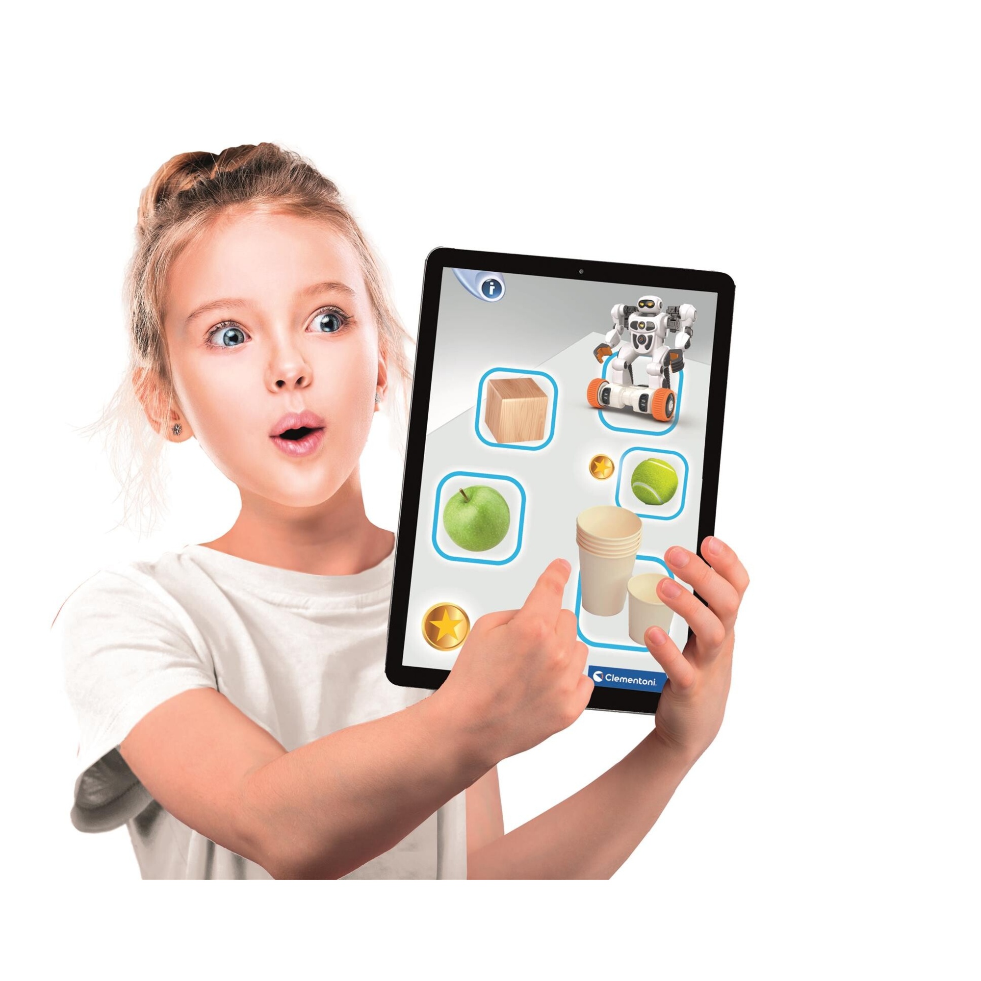 Clementoni - airo pro - artificial intelligence robot - 19449 - CLEMENTONI