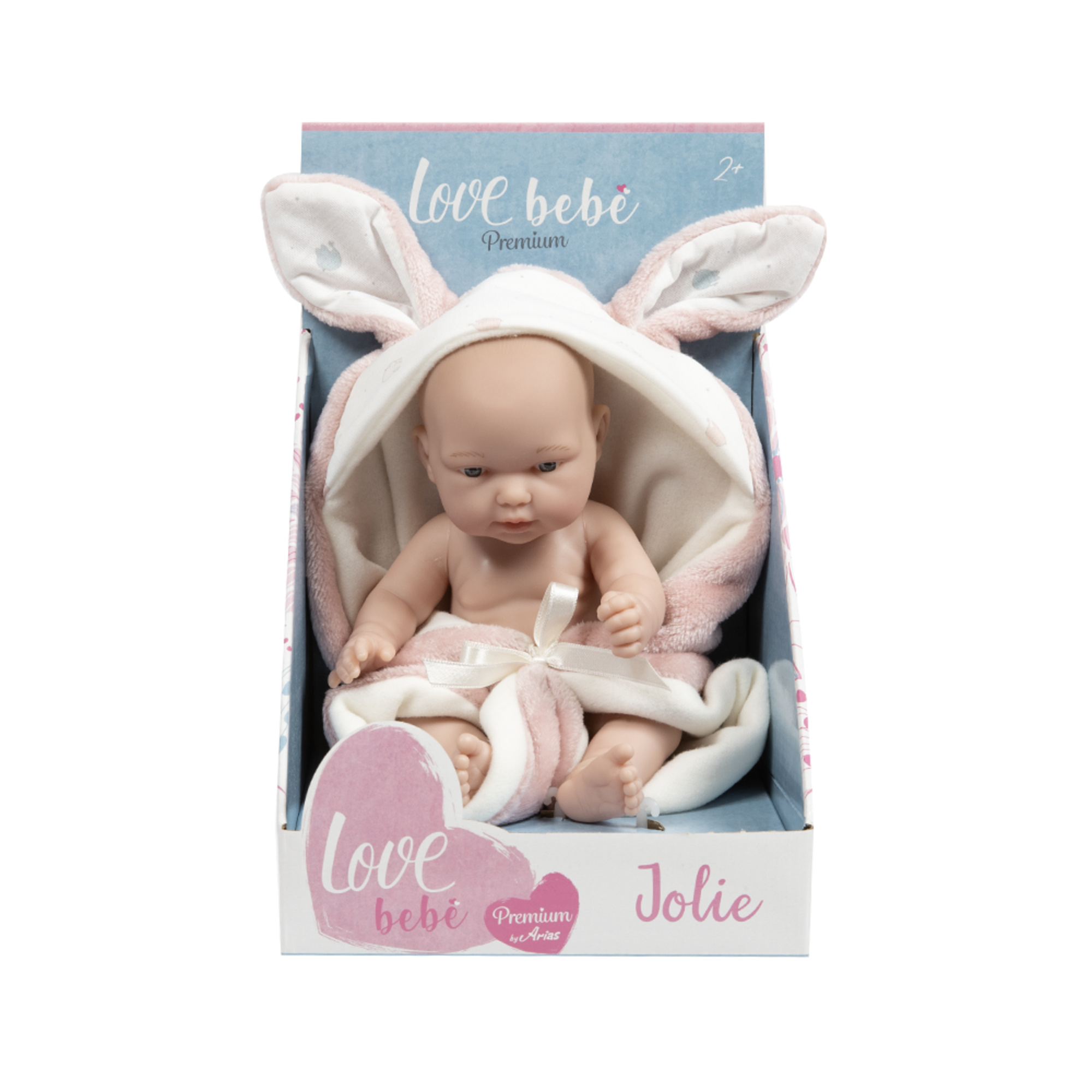 Bambola jolie - rosa - 26cm - LOVE BEBÈ