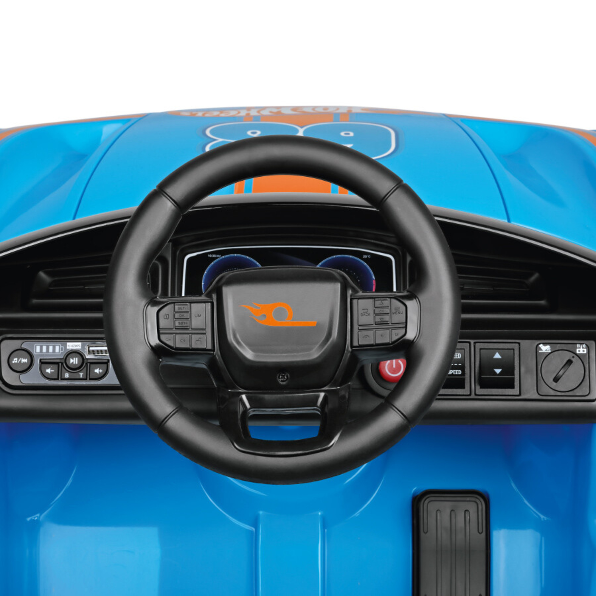 Macchina hot wheels radiocomandata auto elettrica 12v con radiocomando e luci led - Hot Wheels, Peg Perego