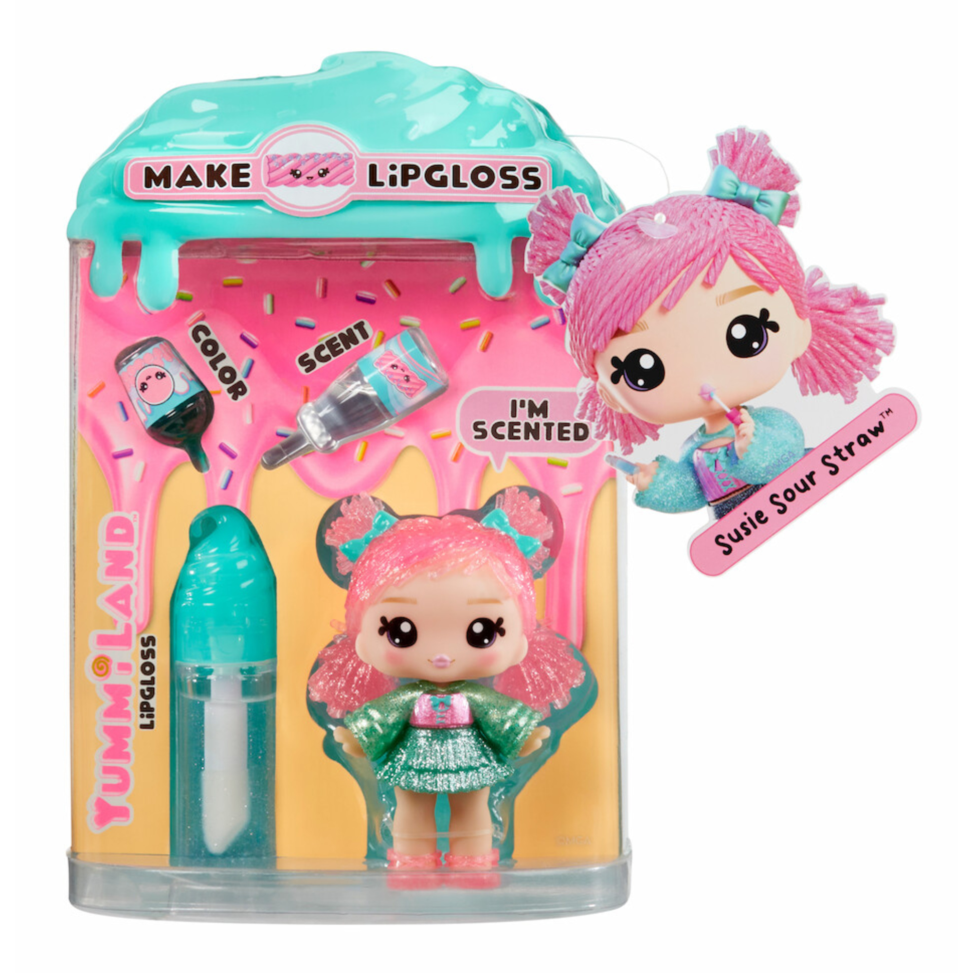 Susie sour straw lip gloss doll con kit lucidalabbra – yummiland - YUMMILAND
