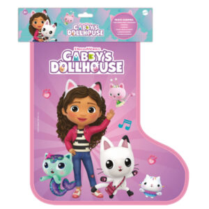 Gabby's dollhouse - calza della befana 2026, con uno junior gabby's dollhouse, astuccio, borsetta e gadgets inclusi - GABBY'S DOLLHOUSE