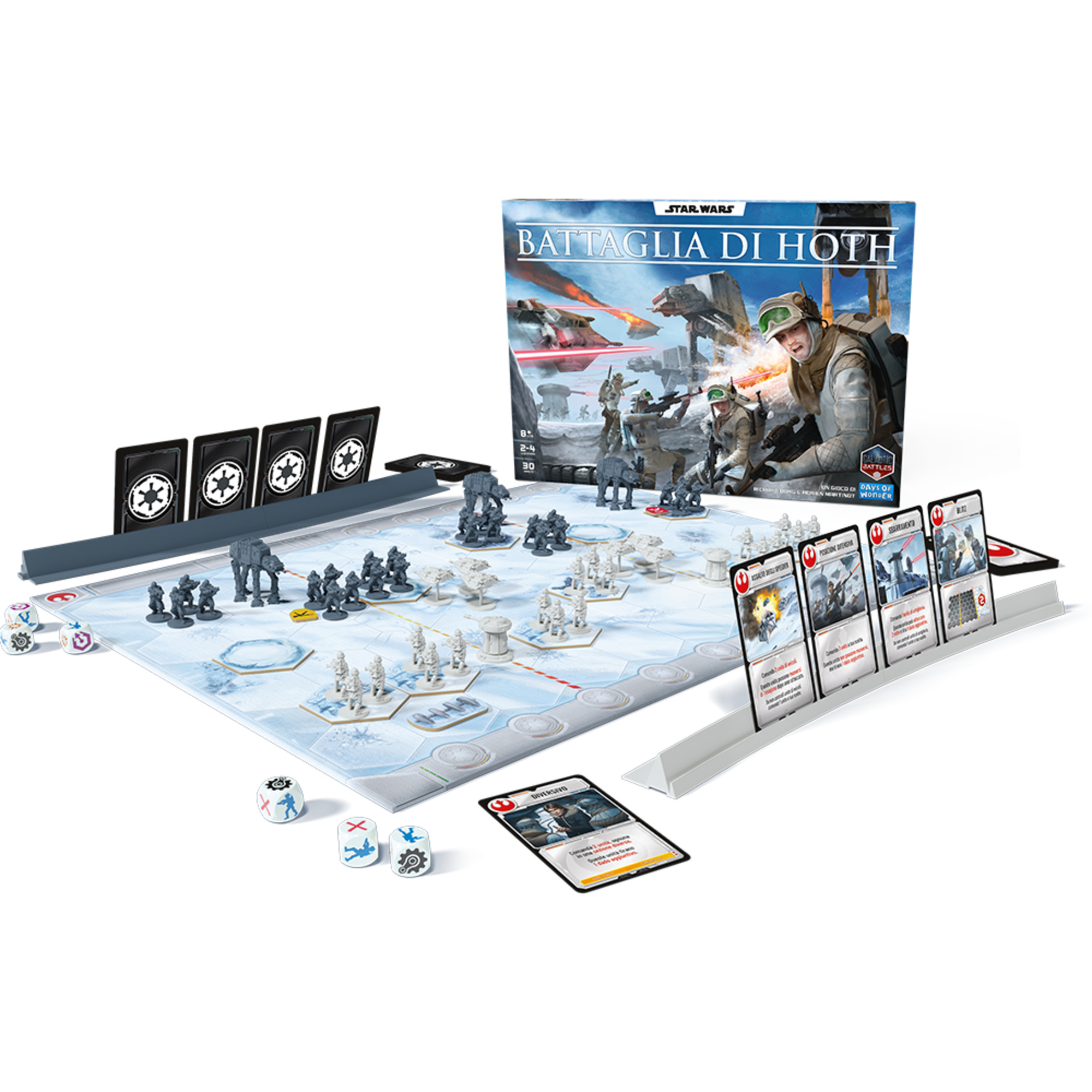 Star wars battaglia di hoth gioco da tavolo – asmodee - ASMODEE, Star Wars