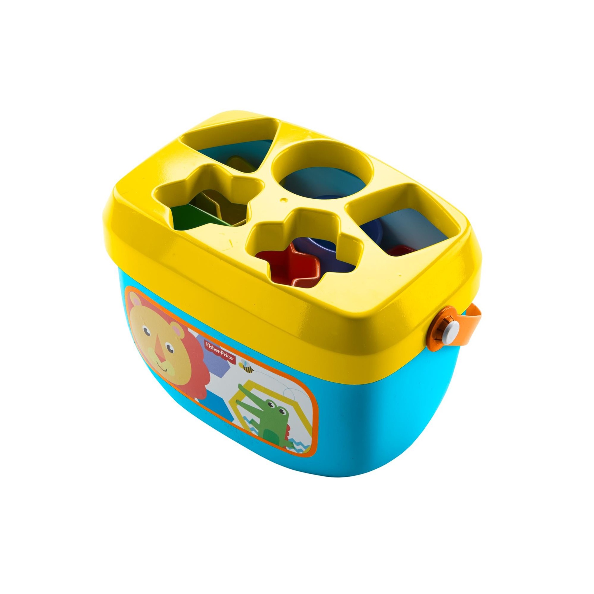 Fisher-price, secchiello con formine, 10 blocchi colorati, per bambini dai 6 mesi in su - FISHER PRICE