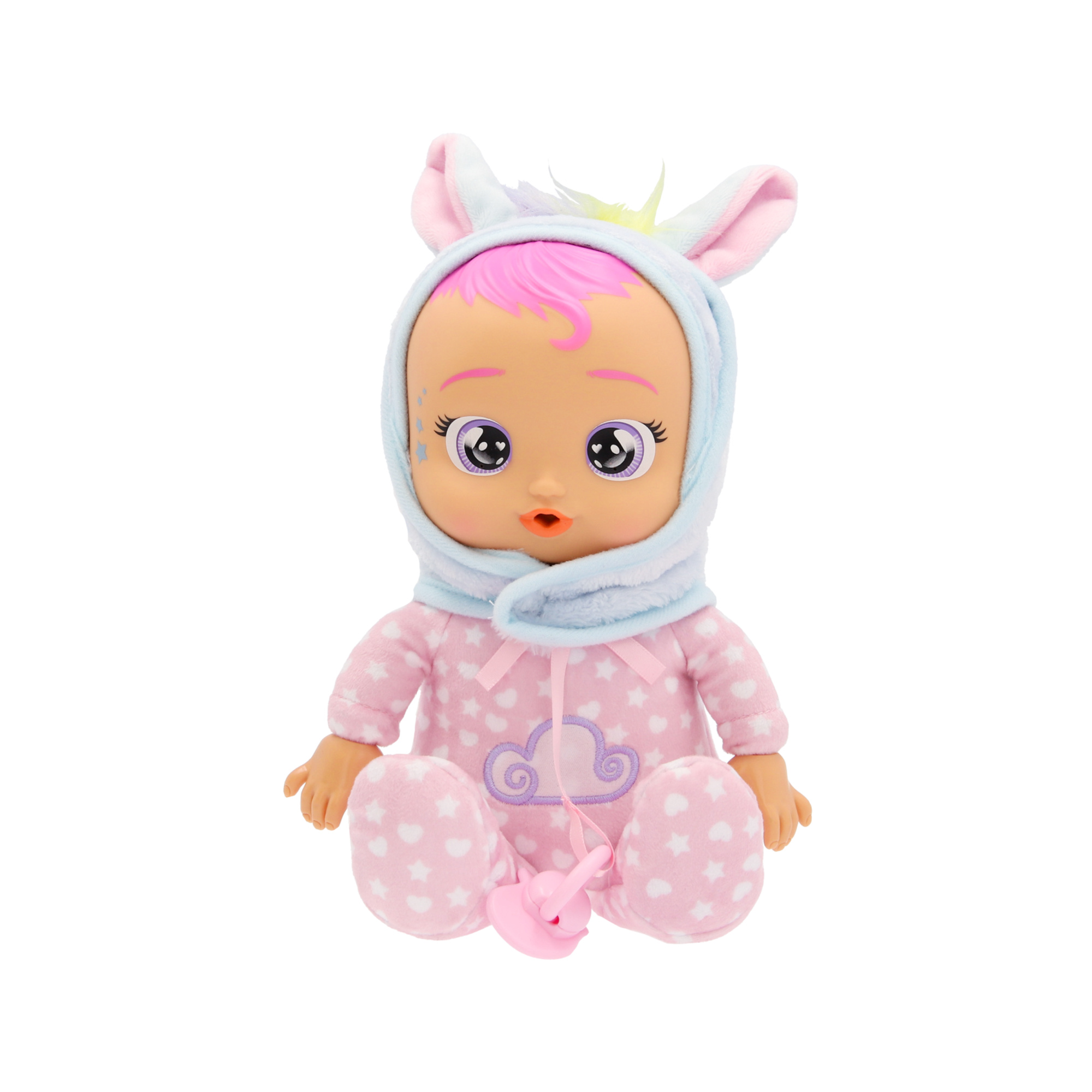 Cry babies tiny cuddles newborn - bambola peluche da collezionare, 6 modelli diversi - assortito - CRY BABIES