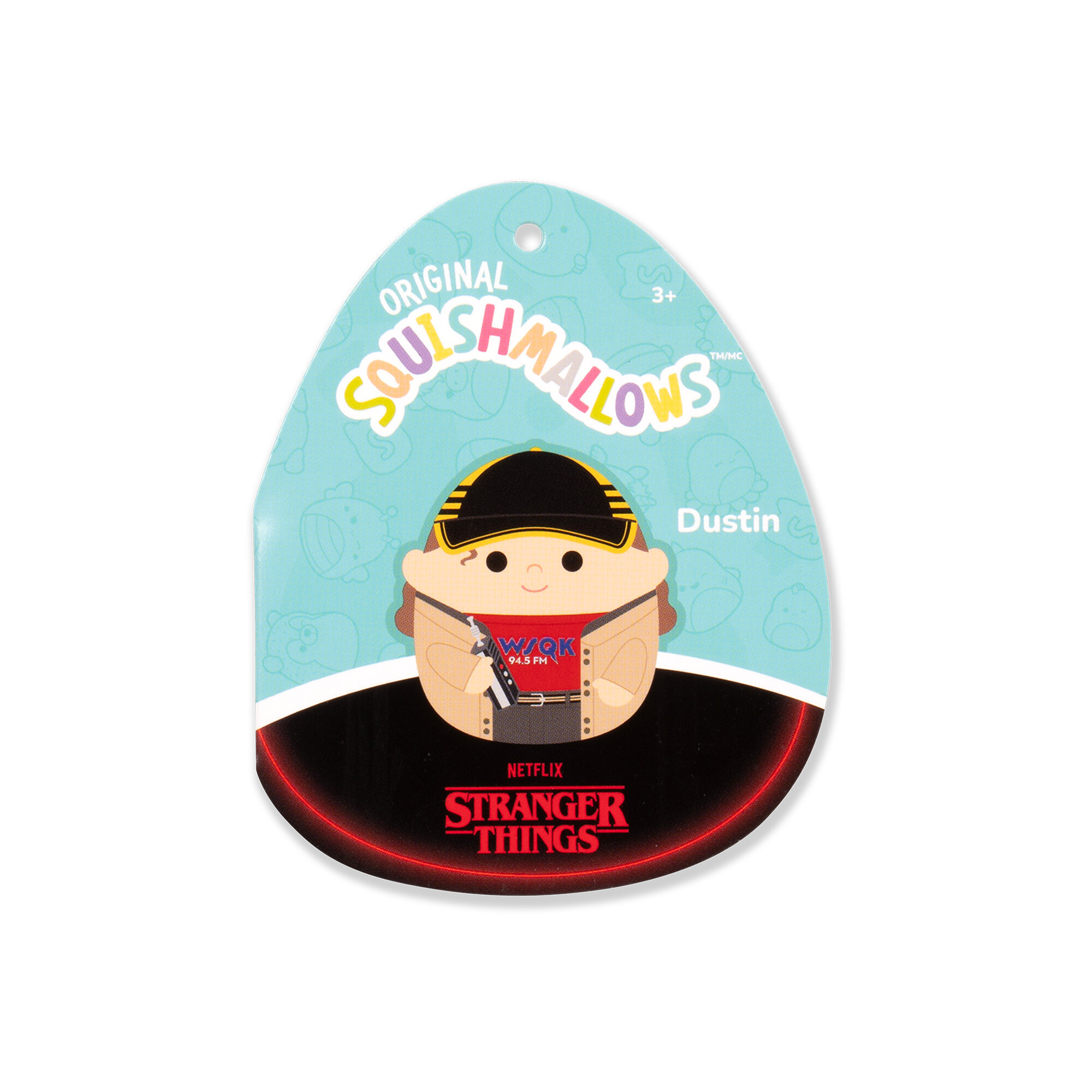 Peluche dustin 25 cm – stranger things squishmallows - Stranger Things