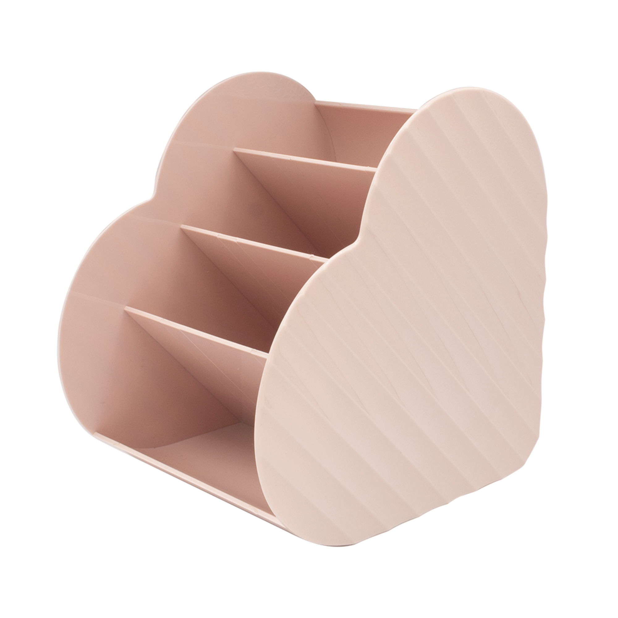 Organizer portatrucchi 4 scomparti – forma cuore, capiente e versatile - IBS