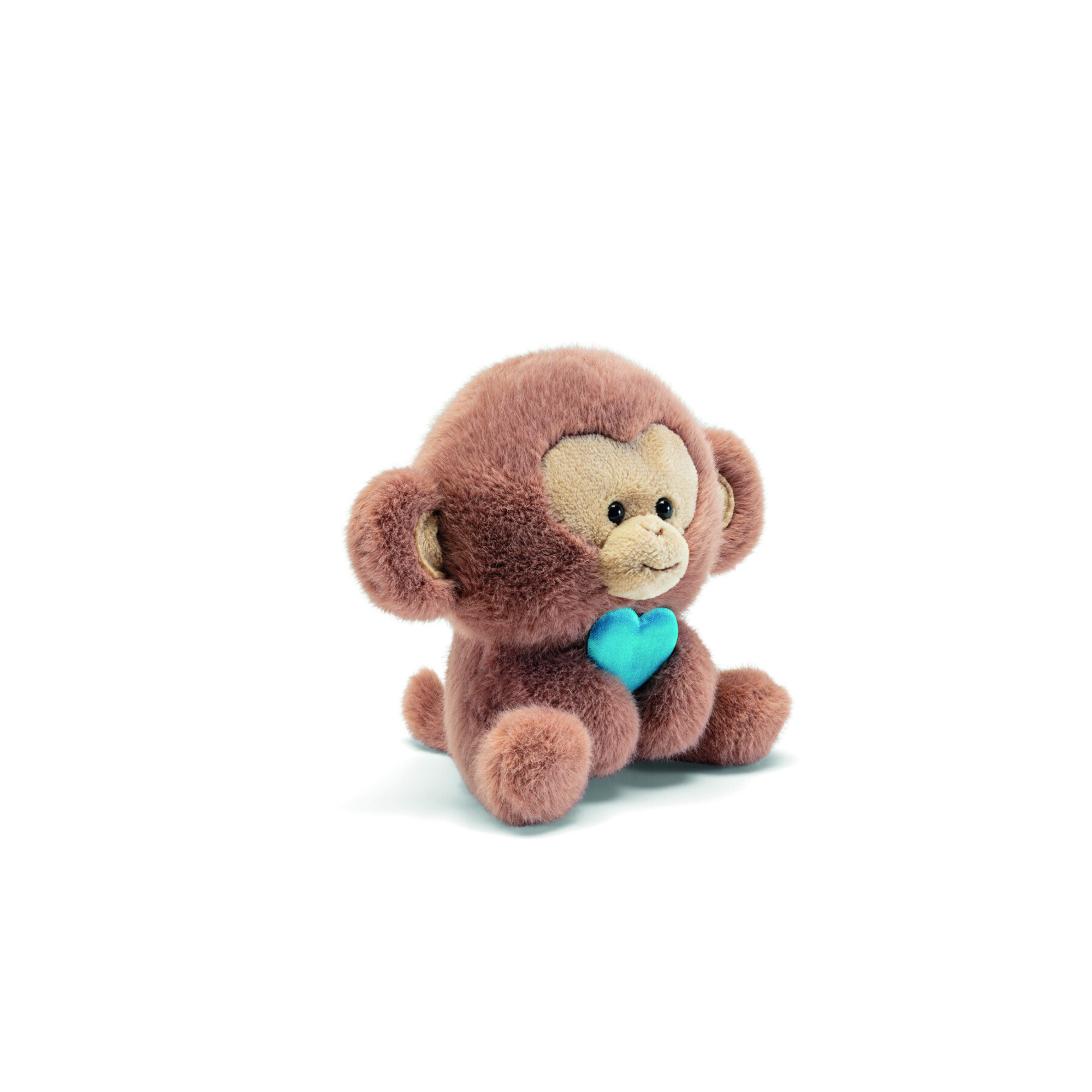 Peluche scimmia con cuore giallo - Trudi