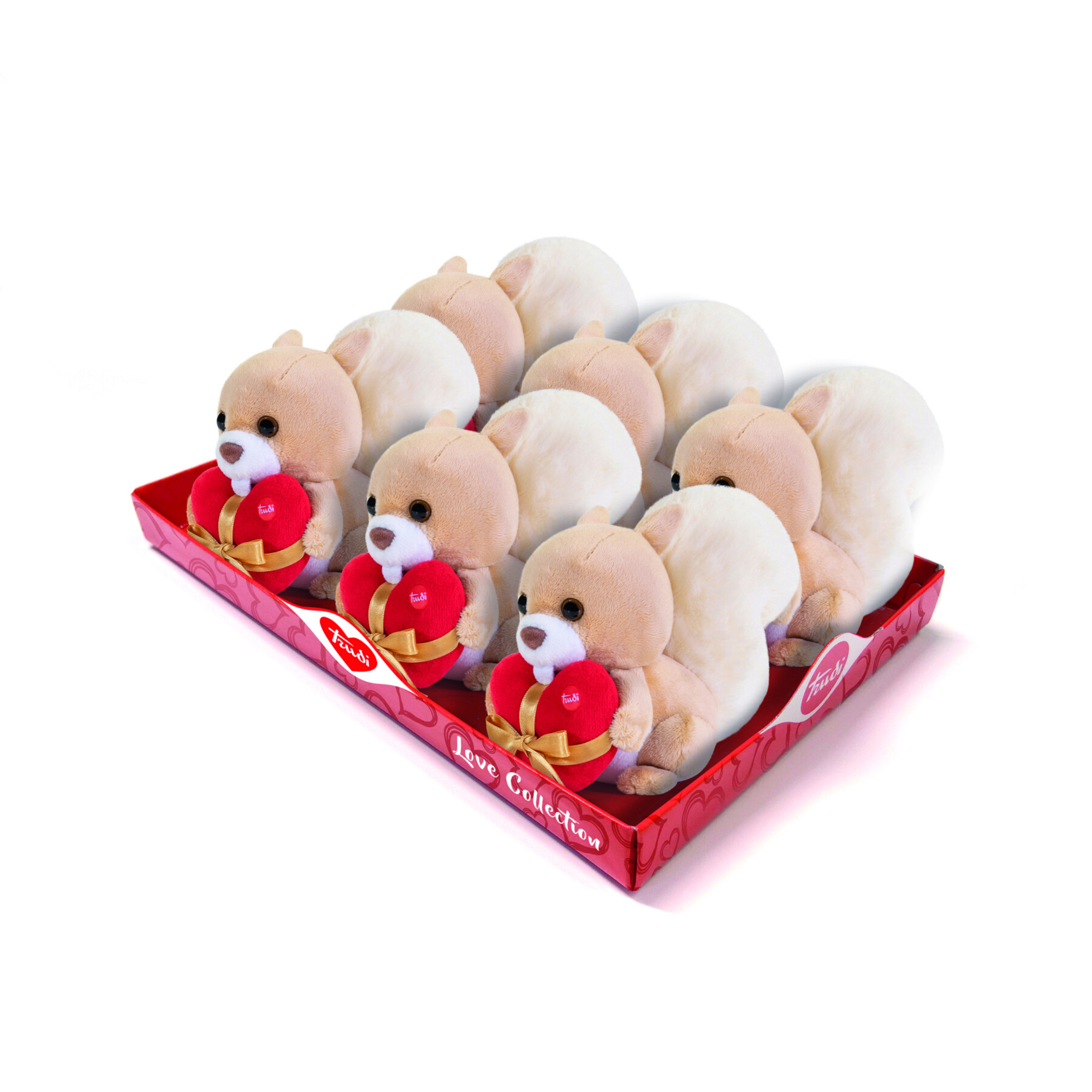 Peluche singolo coniglietto cuore in borsetta – sweet collection - Trudi