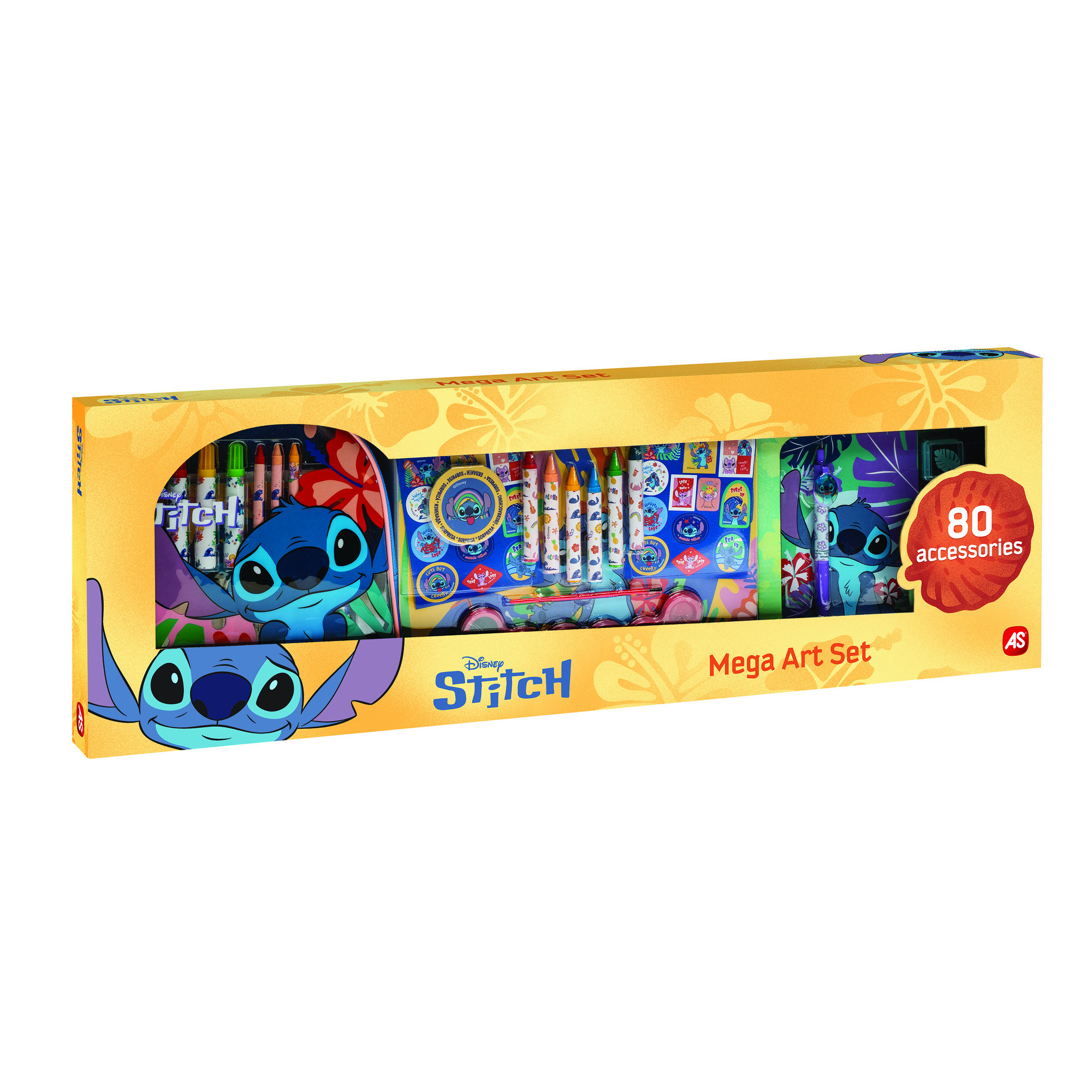 Set creativo mega art set 80 pezzi stitch disney - Disney Stitch