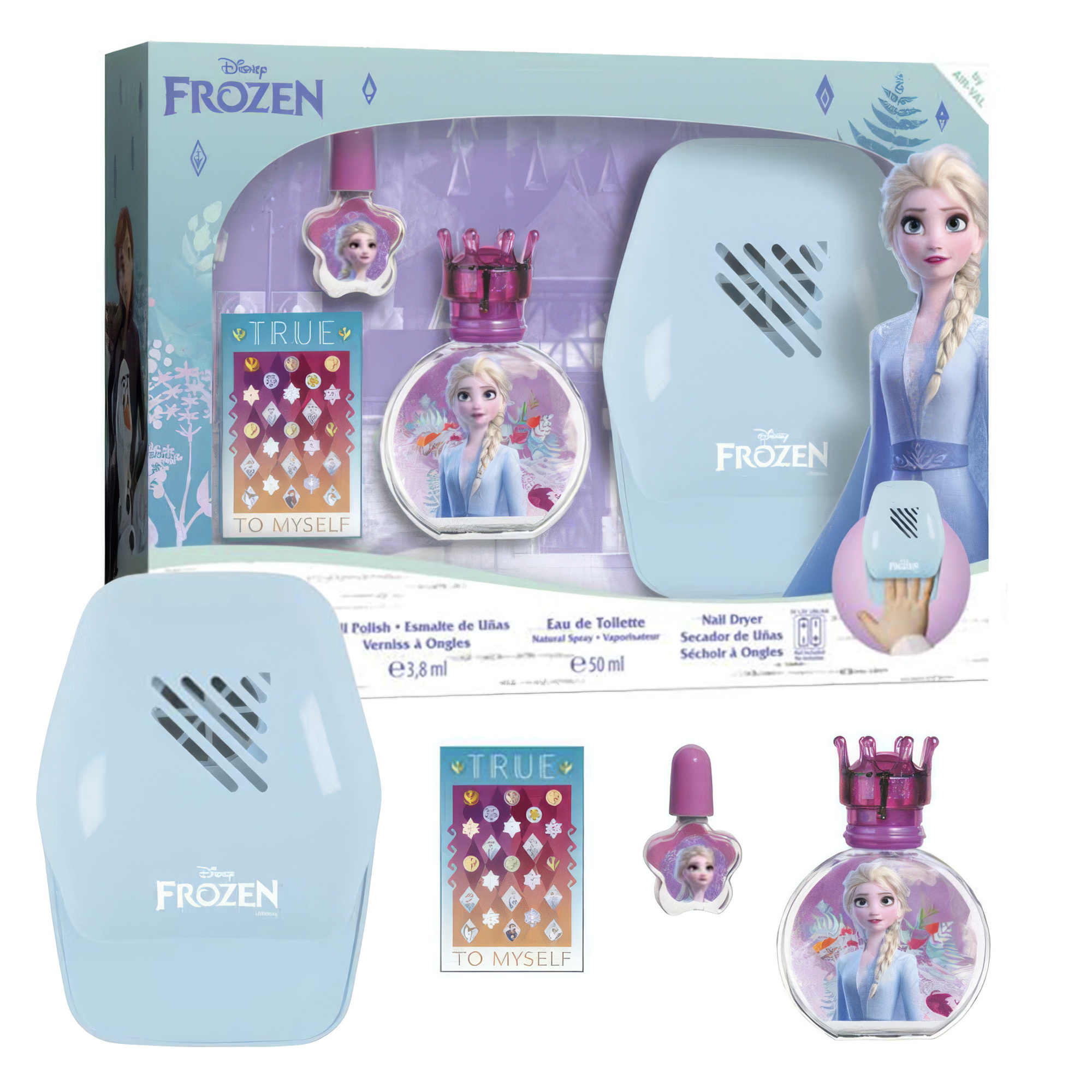 Frozen gift set edt 50ml + manicure kit – profumo e unghie magiche per bambini - Frozen