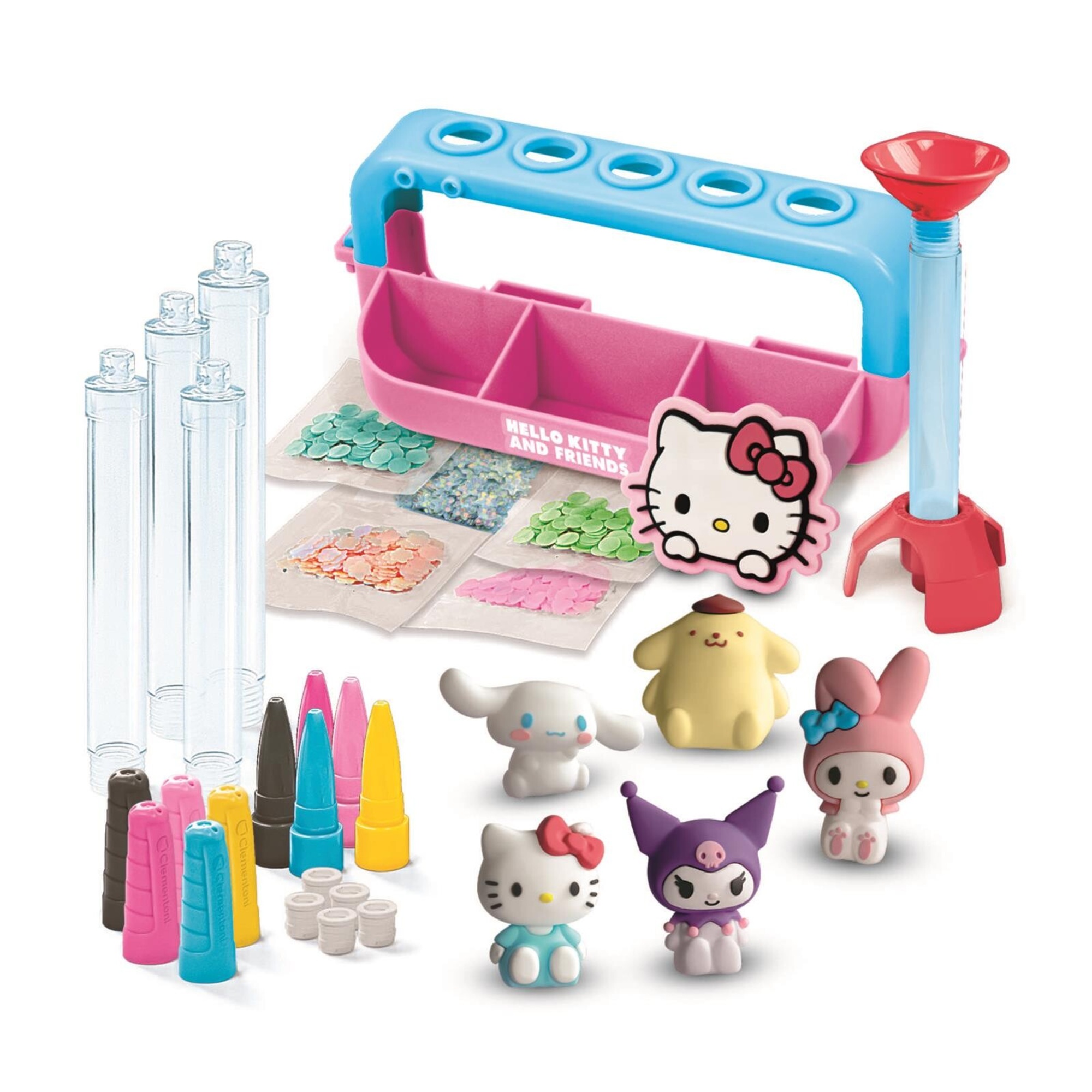 Idea clementoni - hello kitty and friends pen creator studio, laboratorio delle penne - CLEMENTONI, Hello Kitty