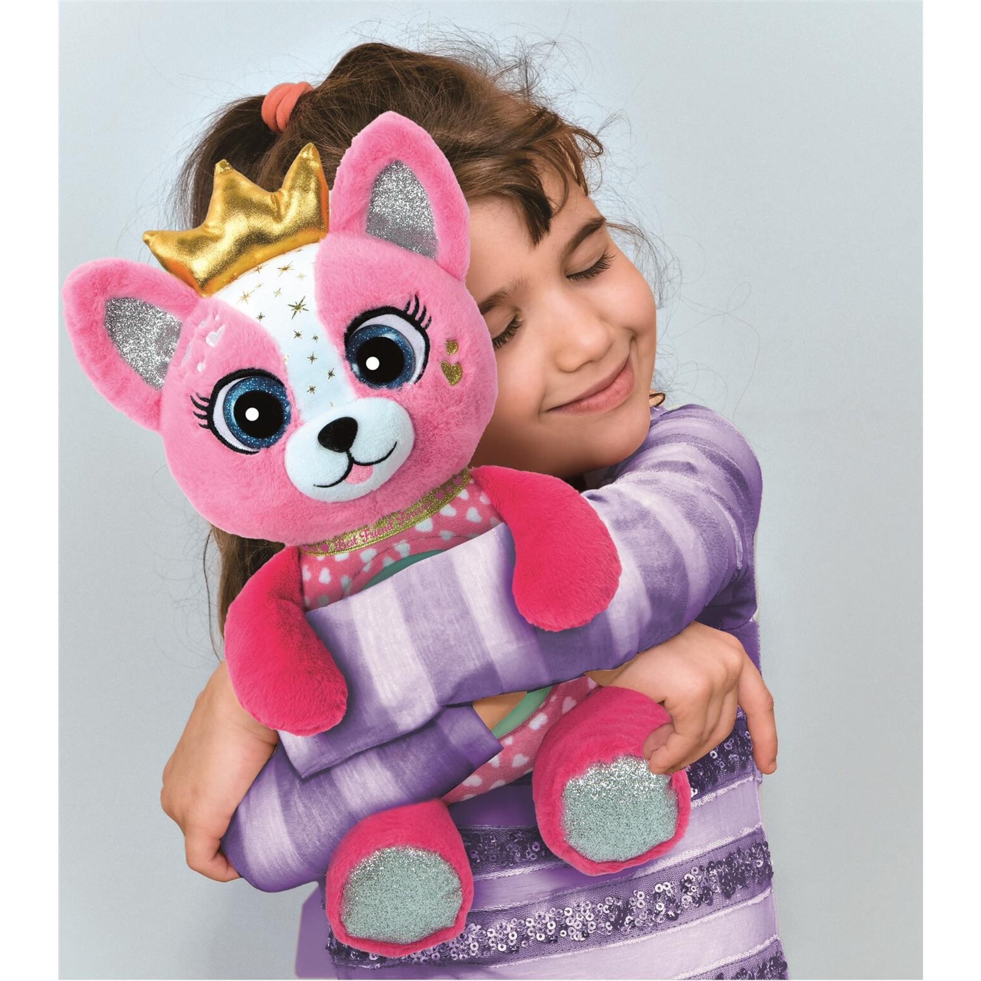 Clementoni bff - emy la mia amica dei segreti, dolce peluche interattivo per custodire segreti - CLEMENTONI