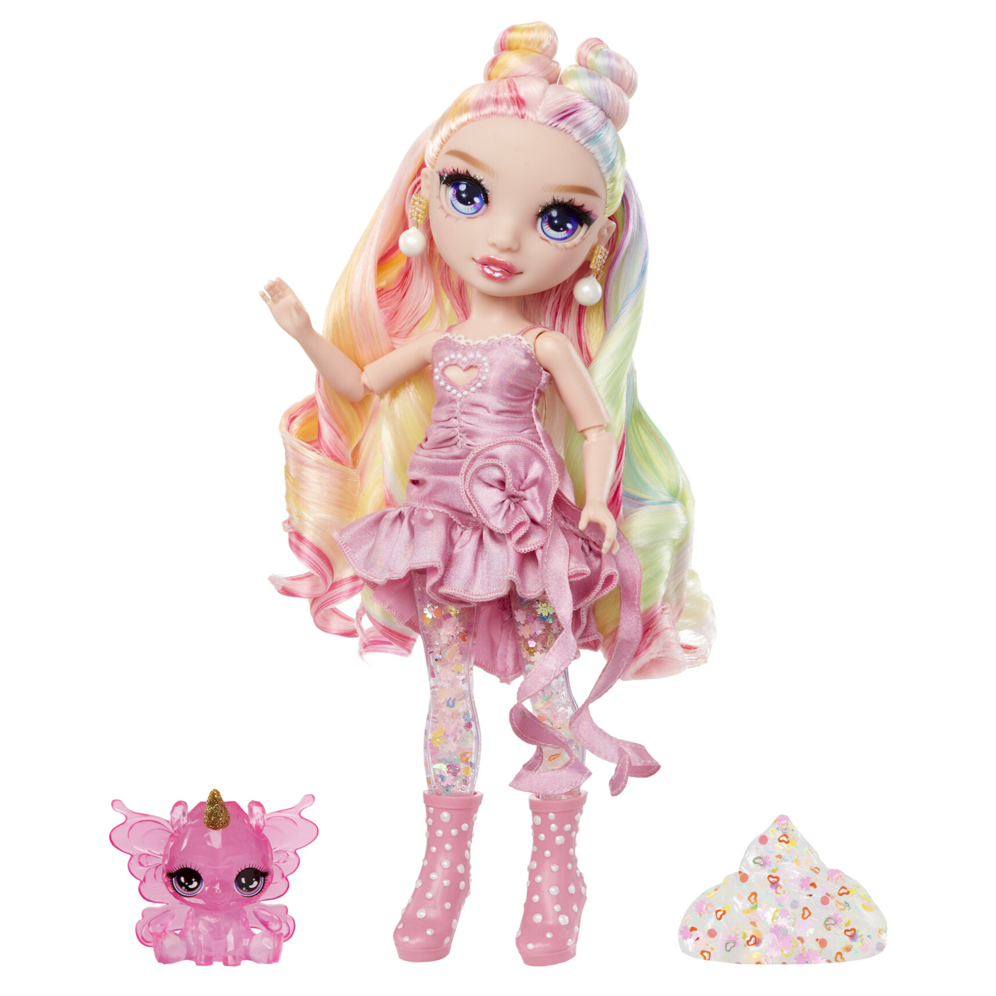 Bella 28 cm con slime kit e pet llama – rainbow high - Rainbow High